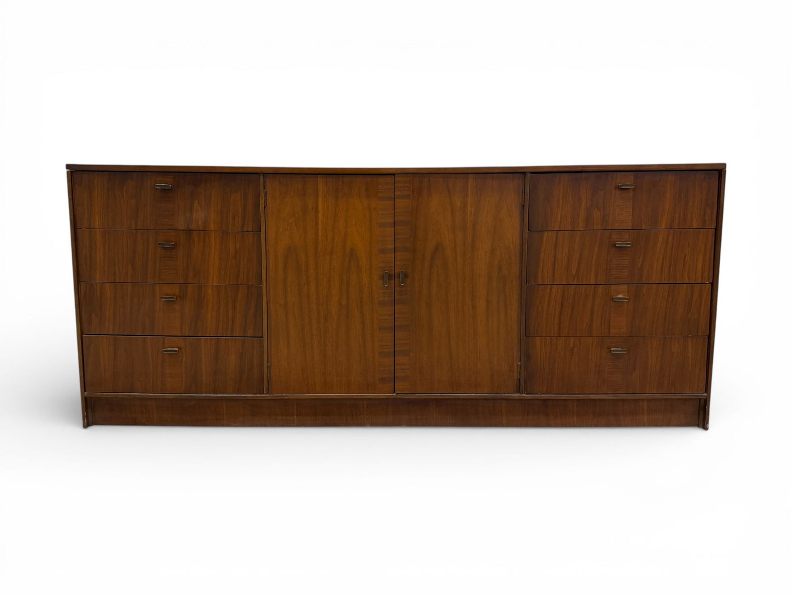 Mid Century Modern Walnut 6-Drawer Long Dresser (1 of 20)