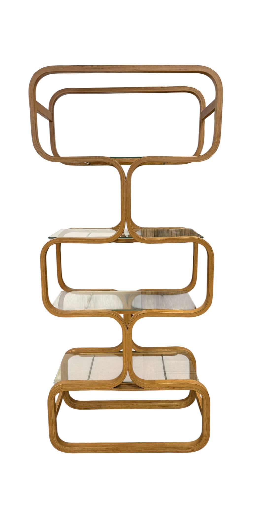 Plycraft Bentwood & Glass Etagere (1 of 15)