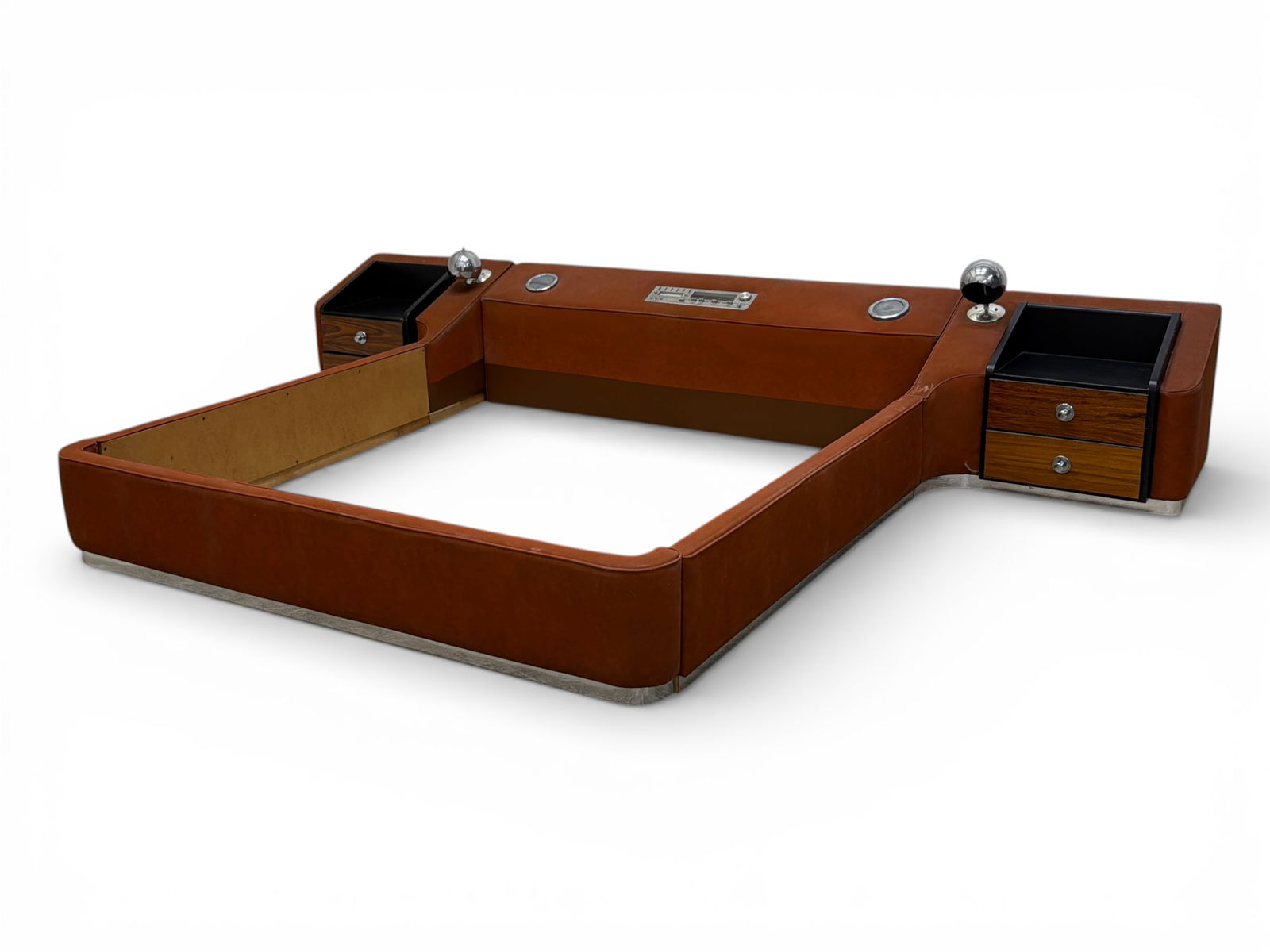 Mid Century King Size Platform Bed (1 of 20)