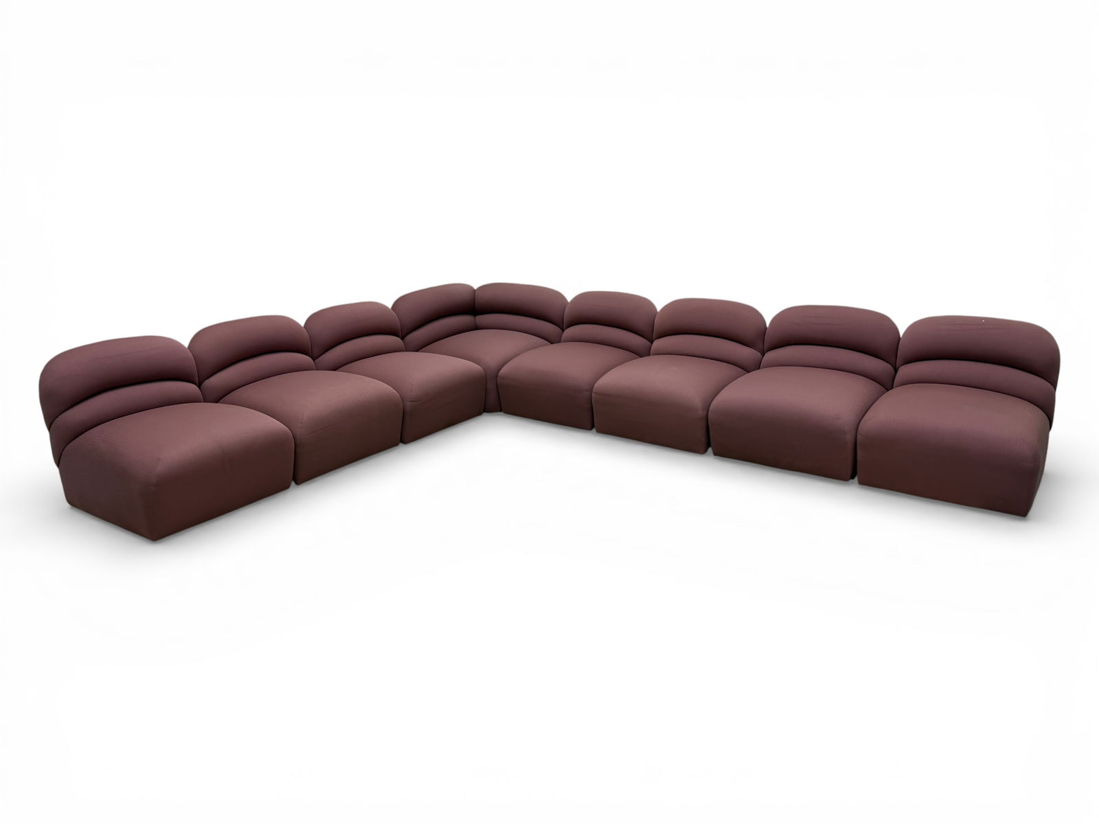 Bruton Habana Sectional - 8 Pc: An 8 piece Stanley Jay Friedman for Bruton 'Habana' sectional Armless Sections Dimensions: H:29" W:29" D:16" Corner Sections Dimensions: H:29" W:36" D:16"