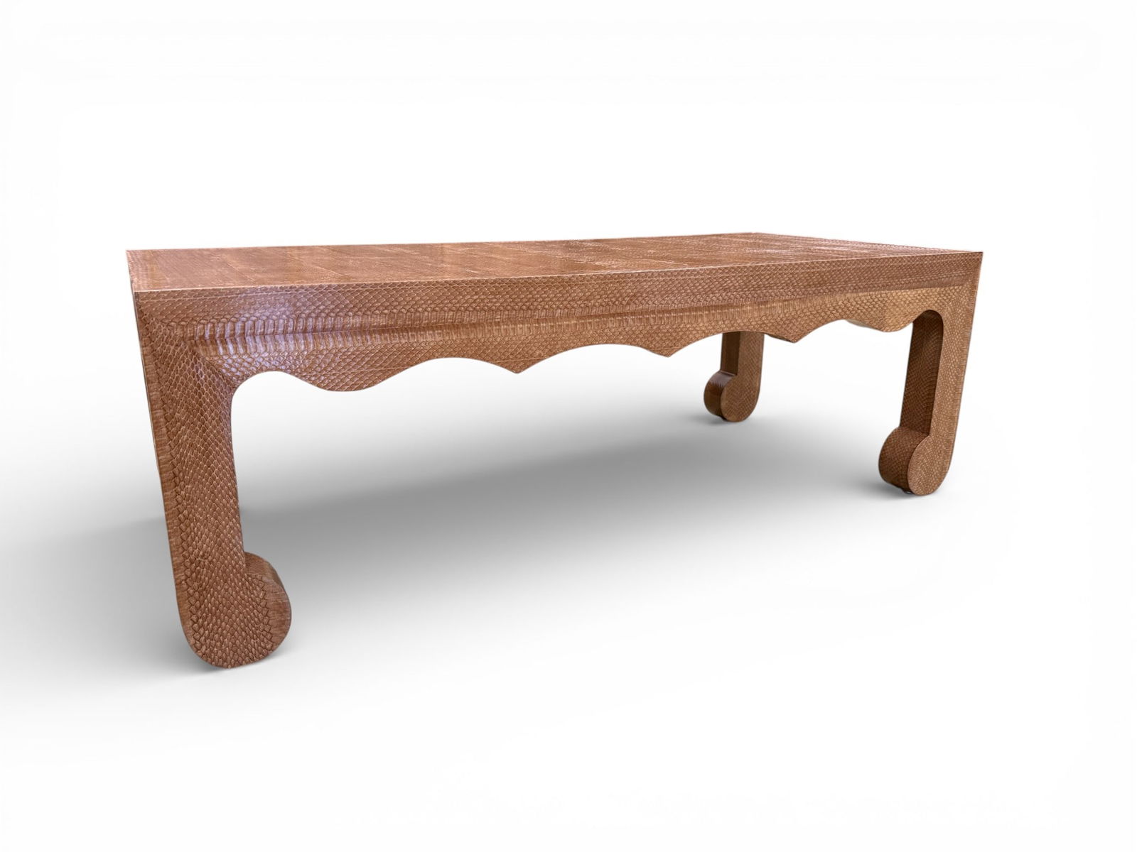Karl Springer Snakeskin Coffee Table (1 of 12)
