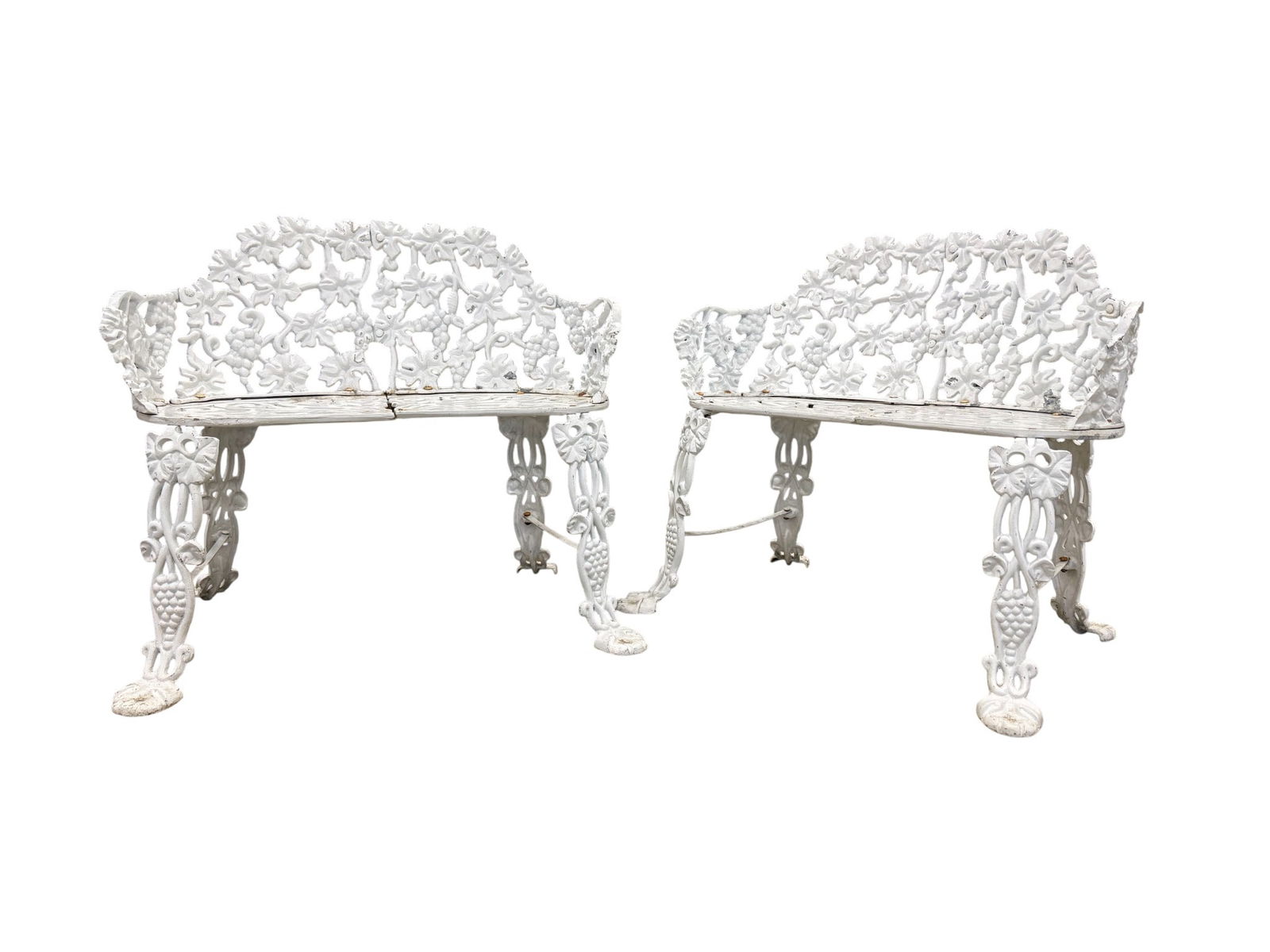 Cast Aluminum Garden Benches - Pair (1 of 17)