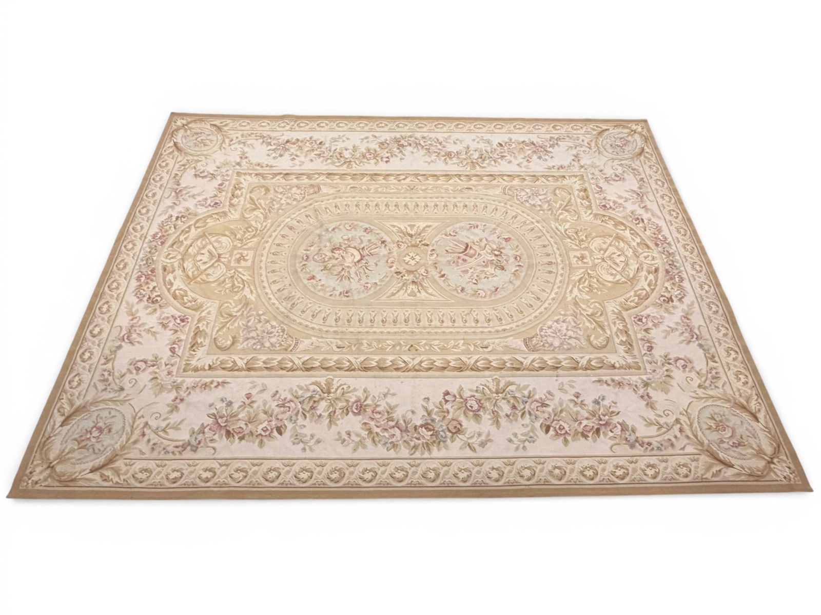 Hand Knotted French Aubusson Rug (1 of 20)