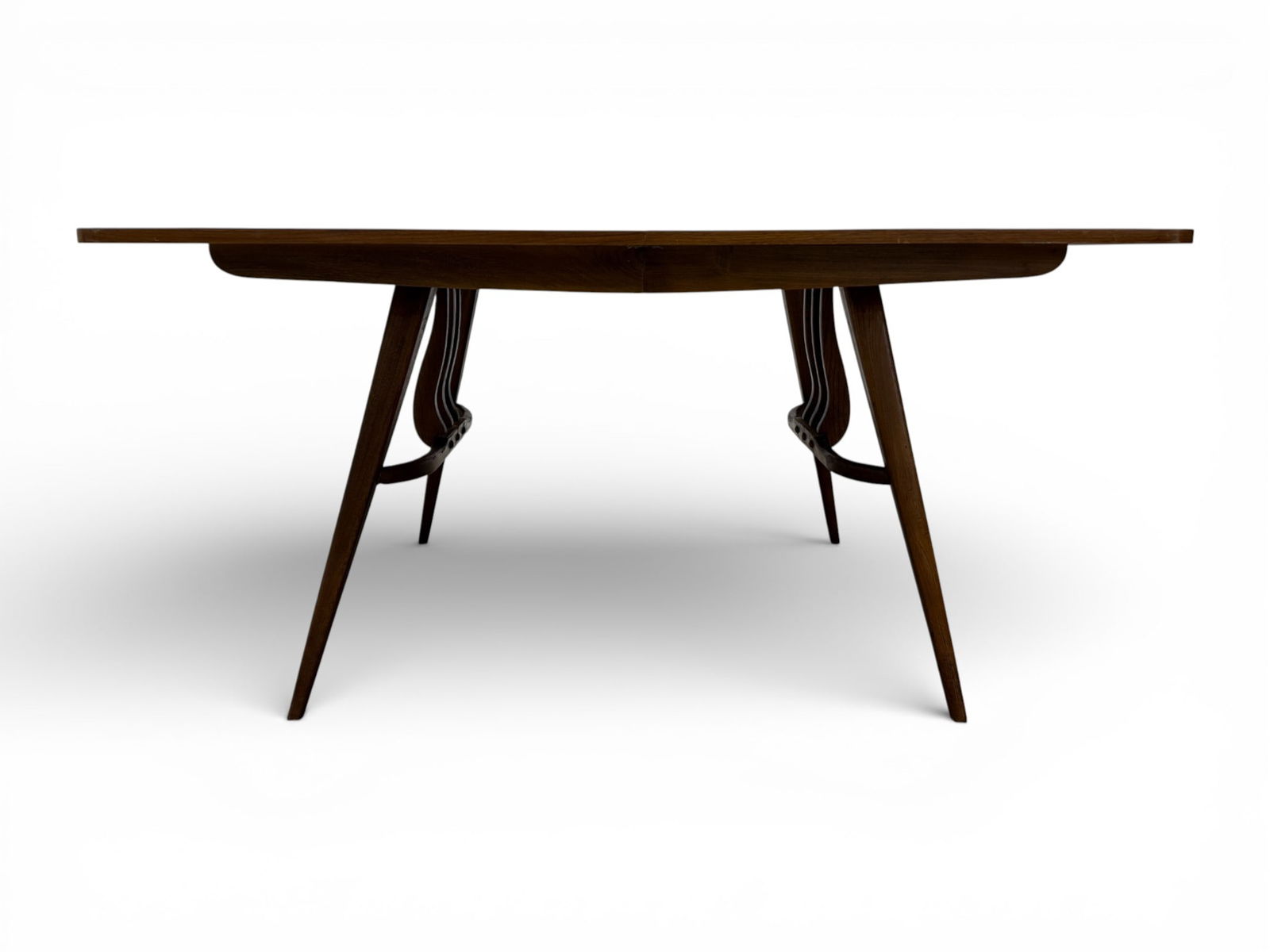 Expandable Walnut Dining Table - 2