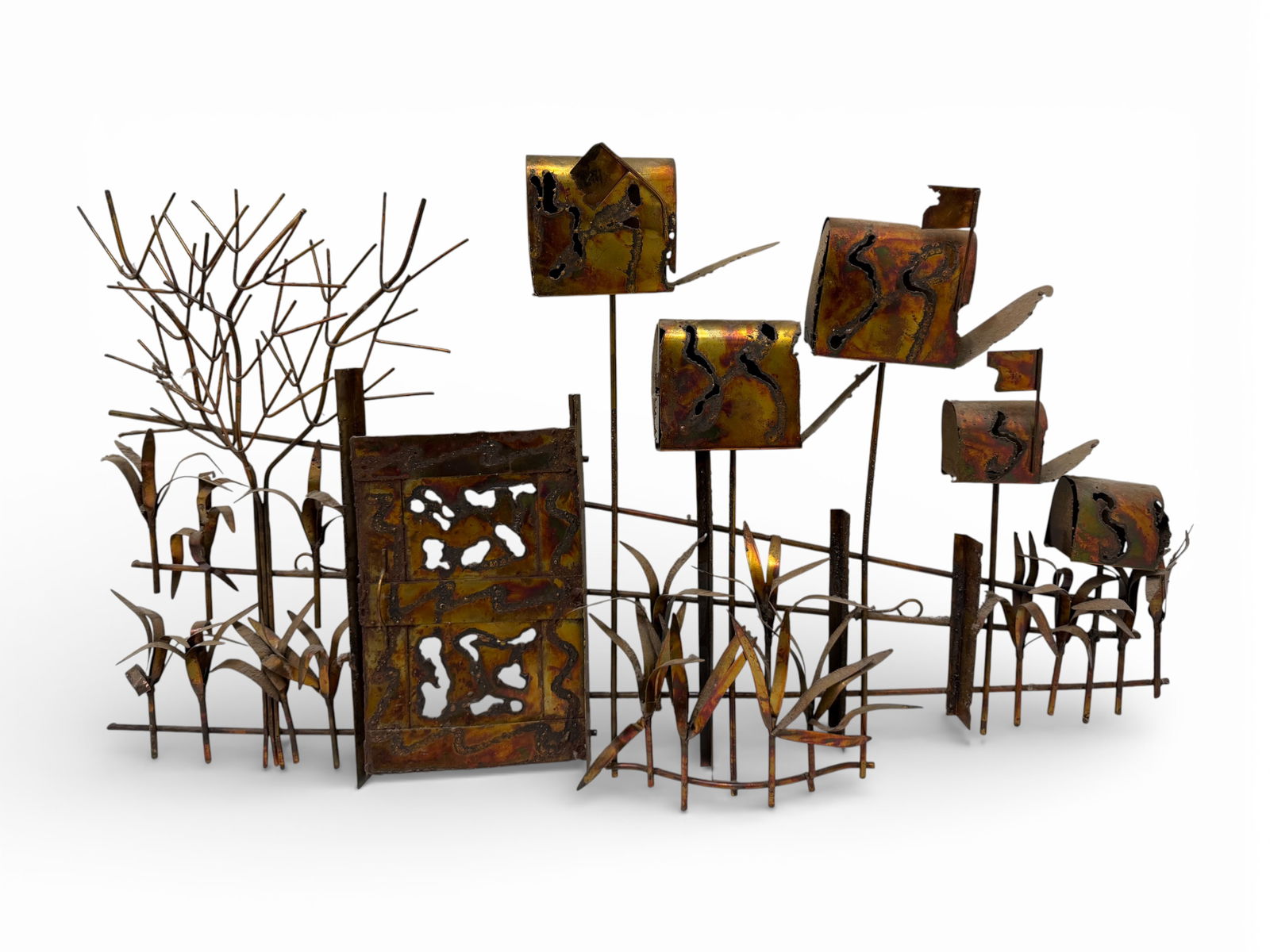 Curtis Jeré Style Brutalist Wall Sculpture (1 of 4)