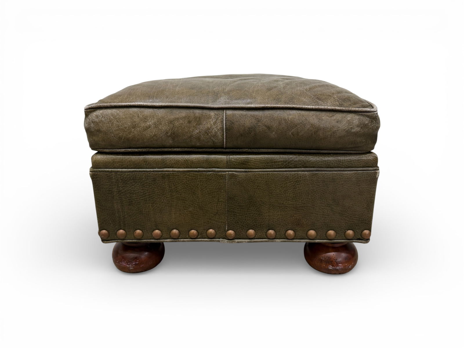 Leather Wingback Chairs - Pair - 10