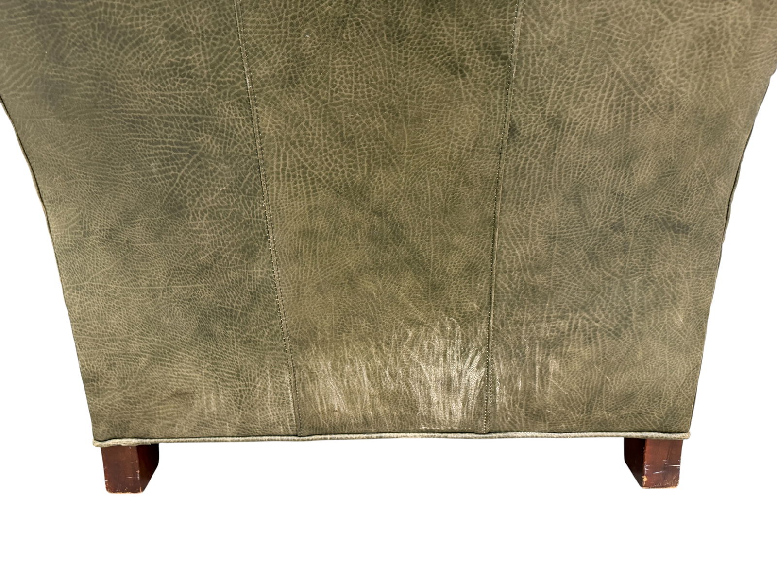 Leather Wingback Chairs - Pair - 19