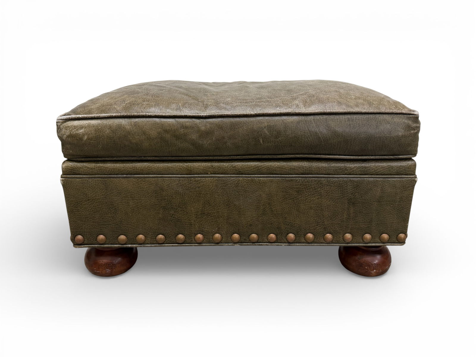 Leather Wingback Chairs - Pair - 5