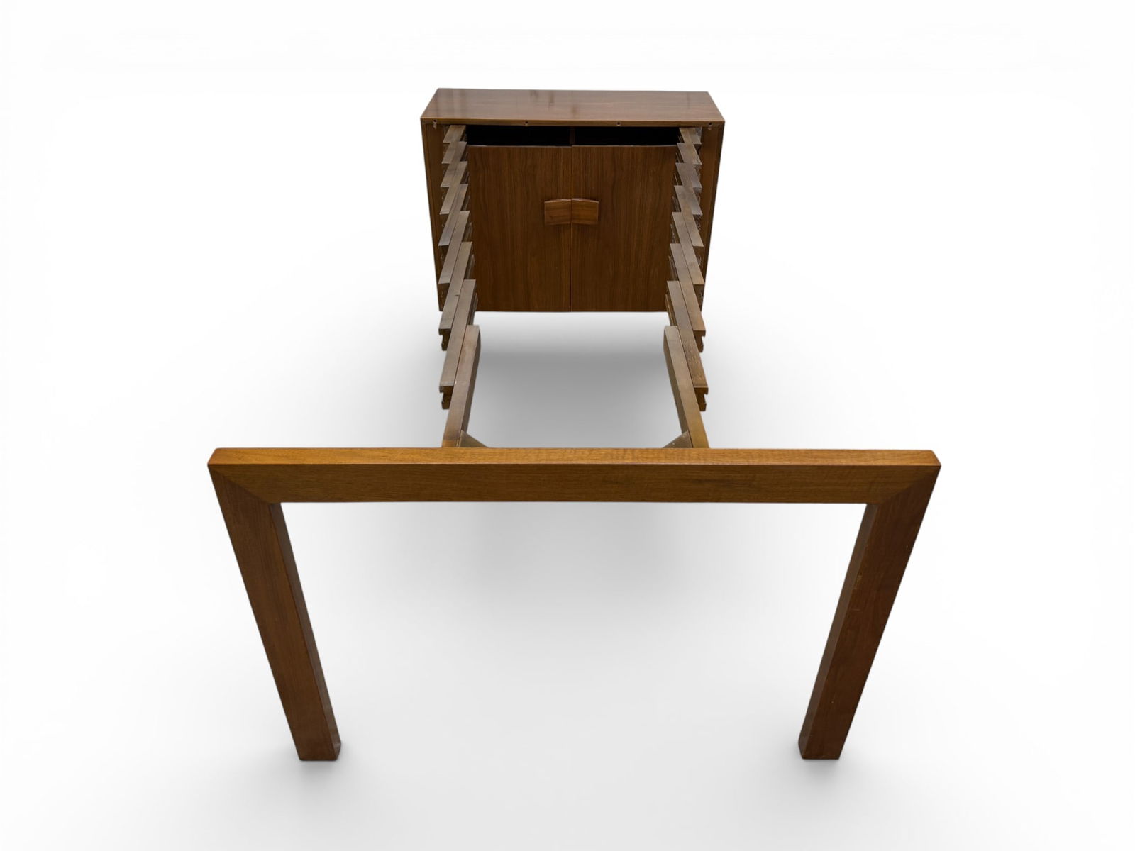 Mid Century Walnut Server-Dining Table - 14