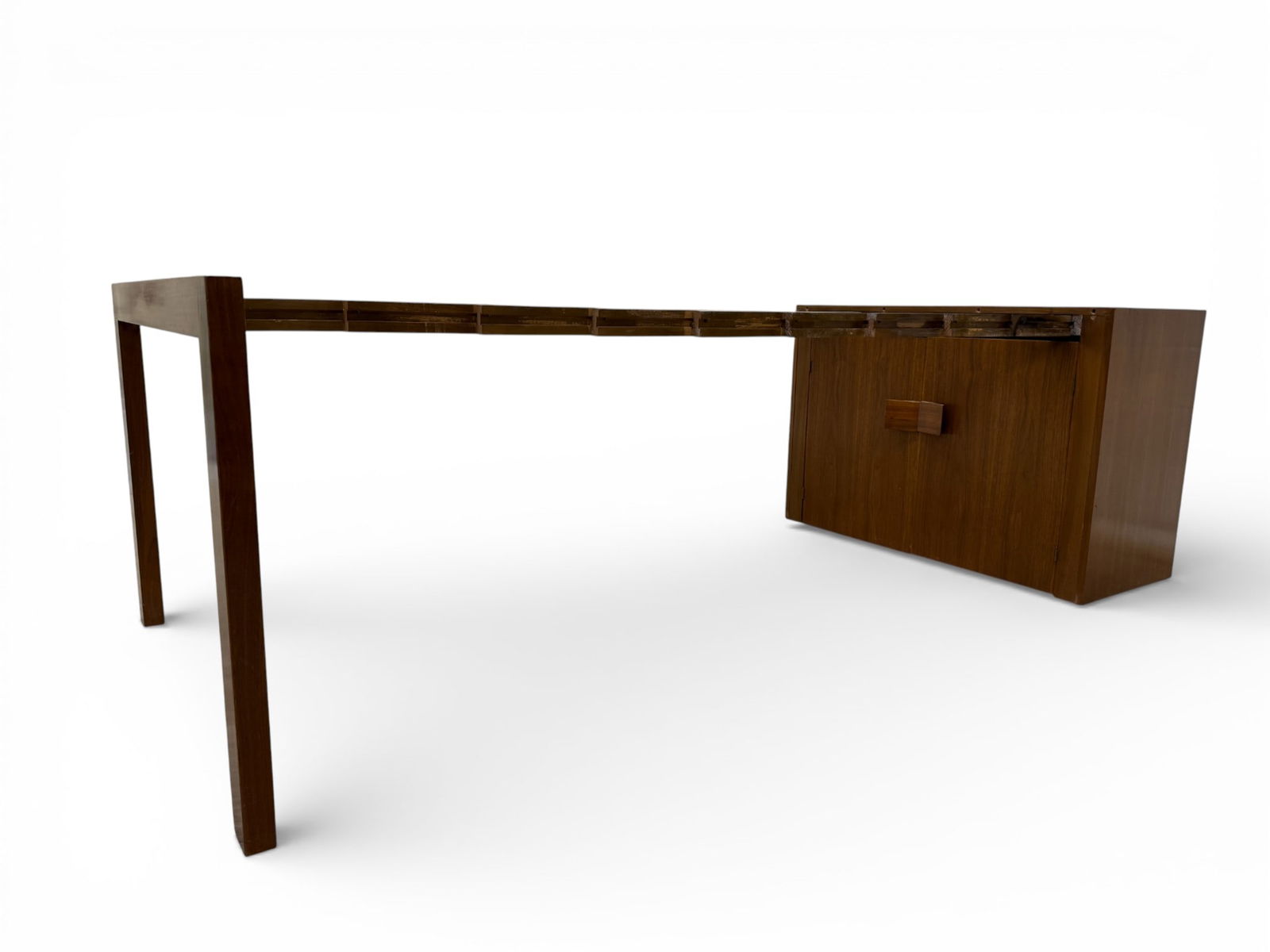 Mid Century Walnut Server-Dining Table - 16