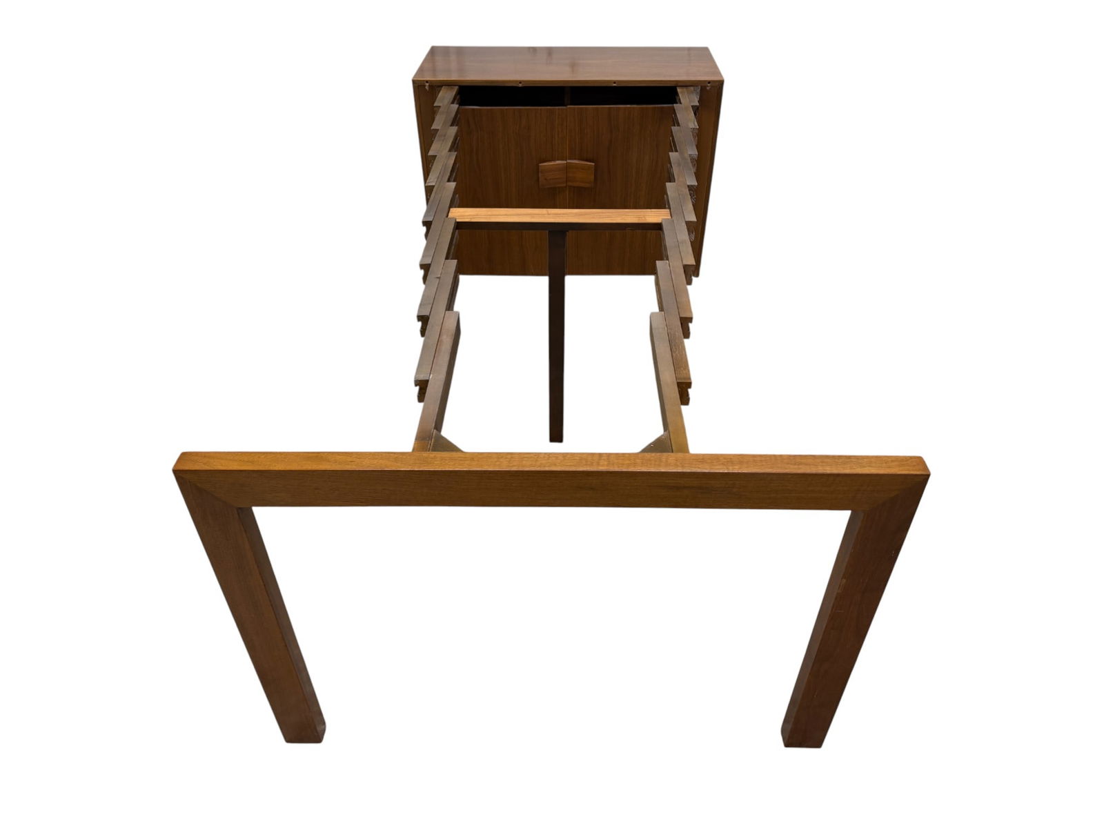 Mid Century Walnut Server-Dining Table - 19