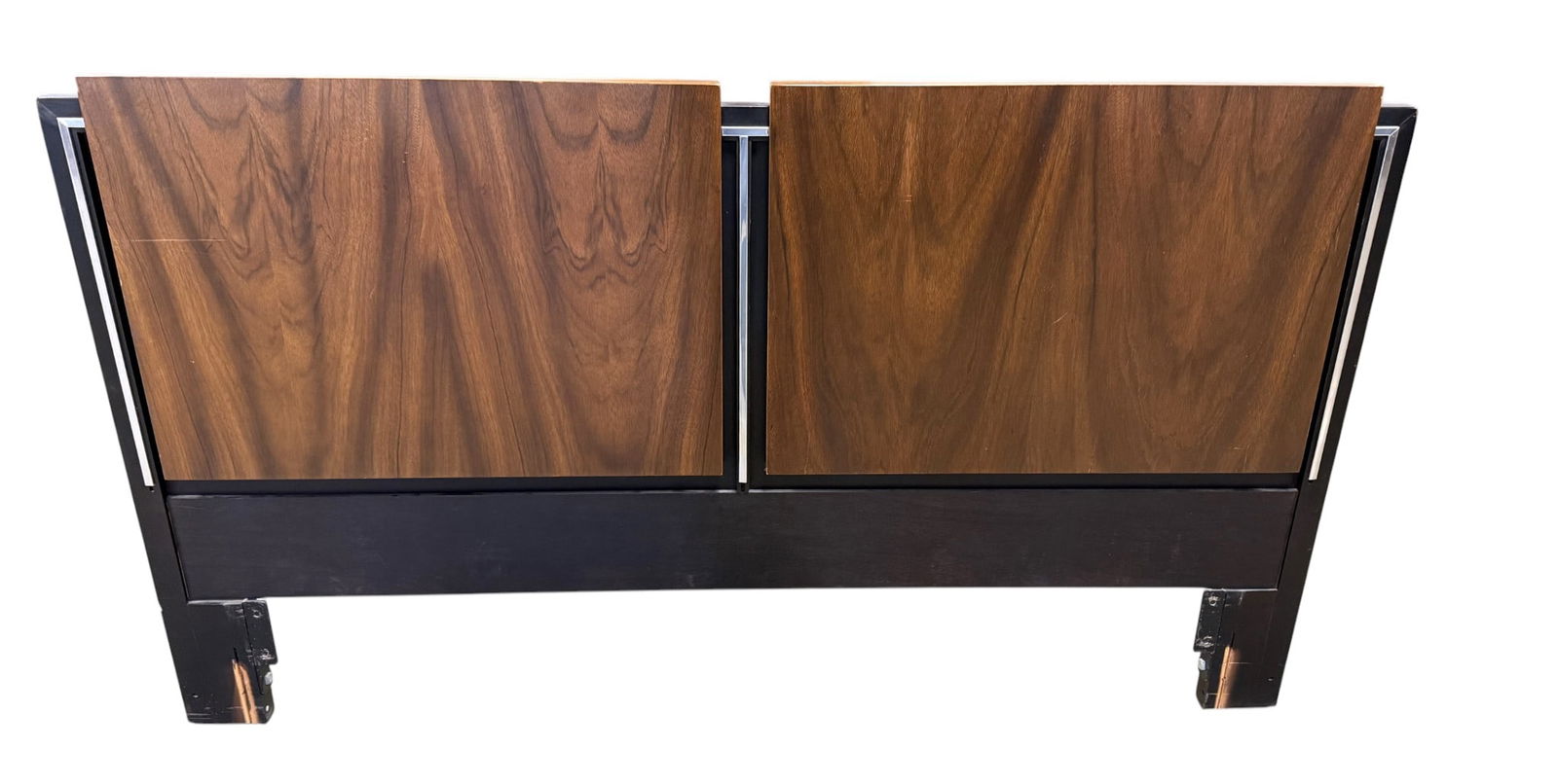 Ebony Walnut & Chrome Head Board (1 of 12)