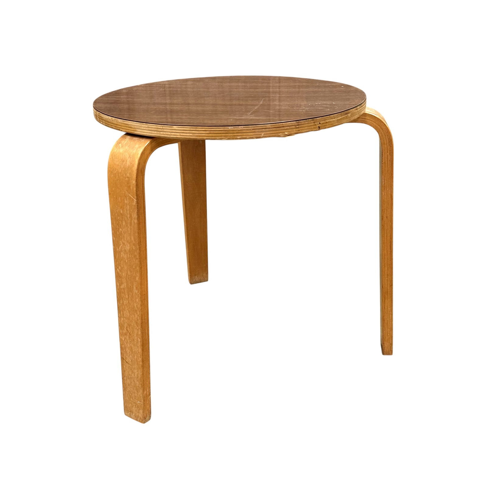 Alvar Aalto Style Bentwood Side Table (1 of 11)
