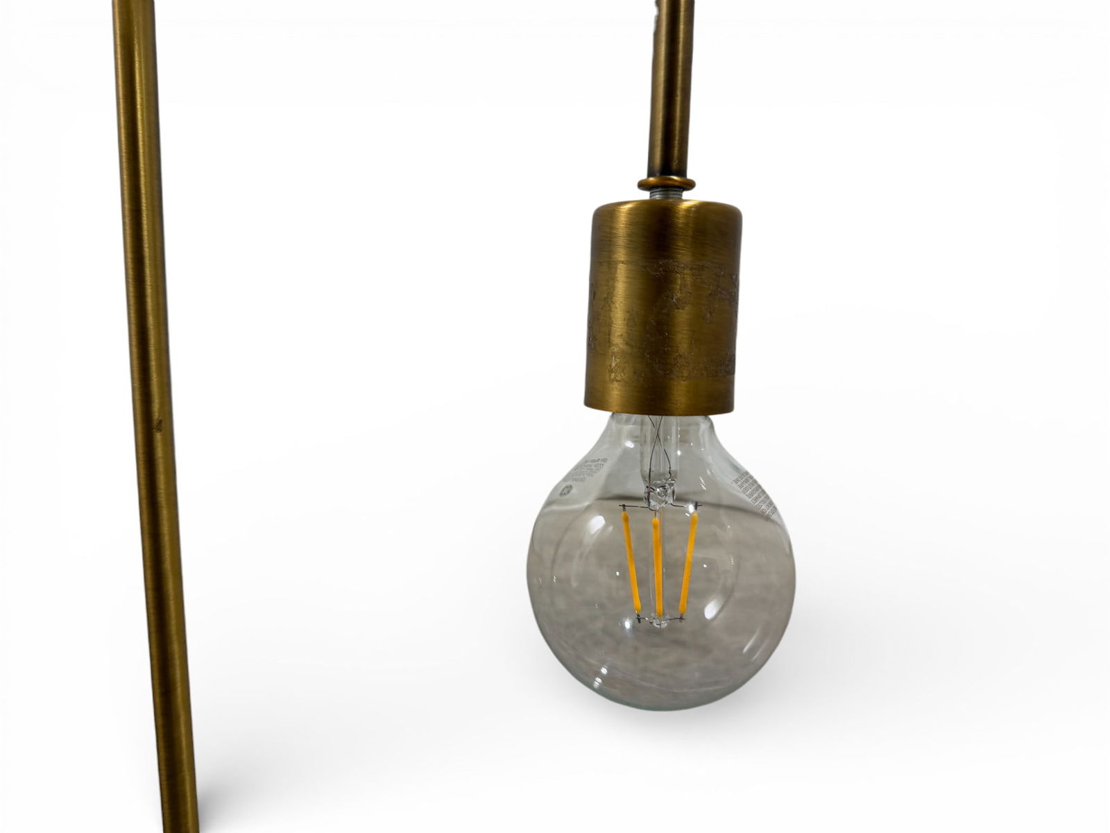 CB2 Brass Arc Table Lamp - 3