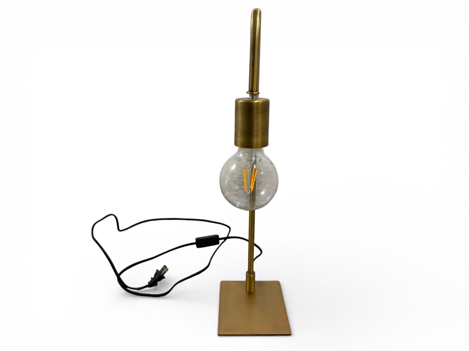 CB2 Brass Arc Table Lamp - 5