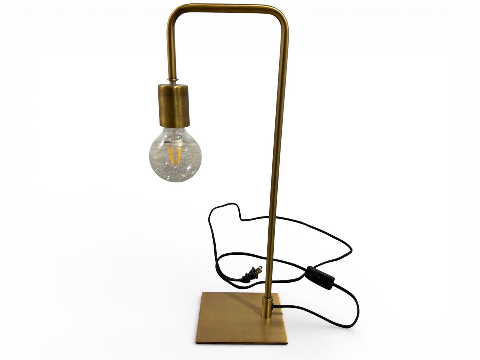CB2 Brass Arc Table Lamp - 6