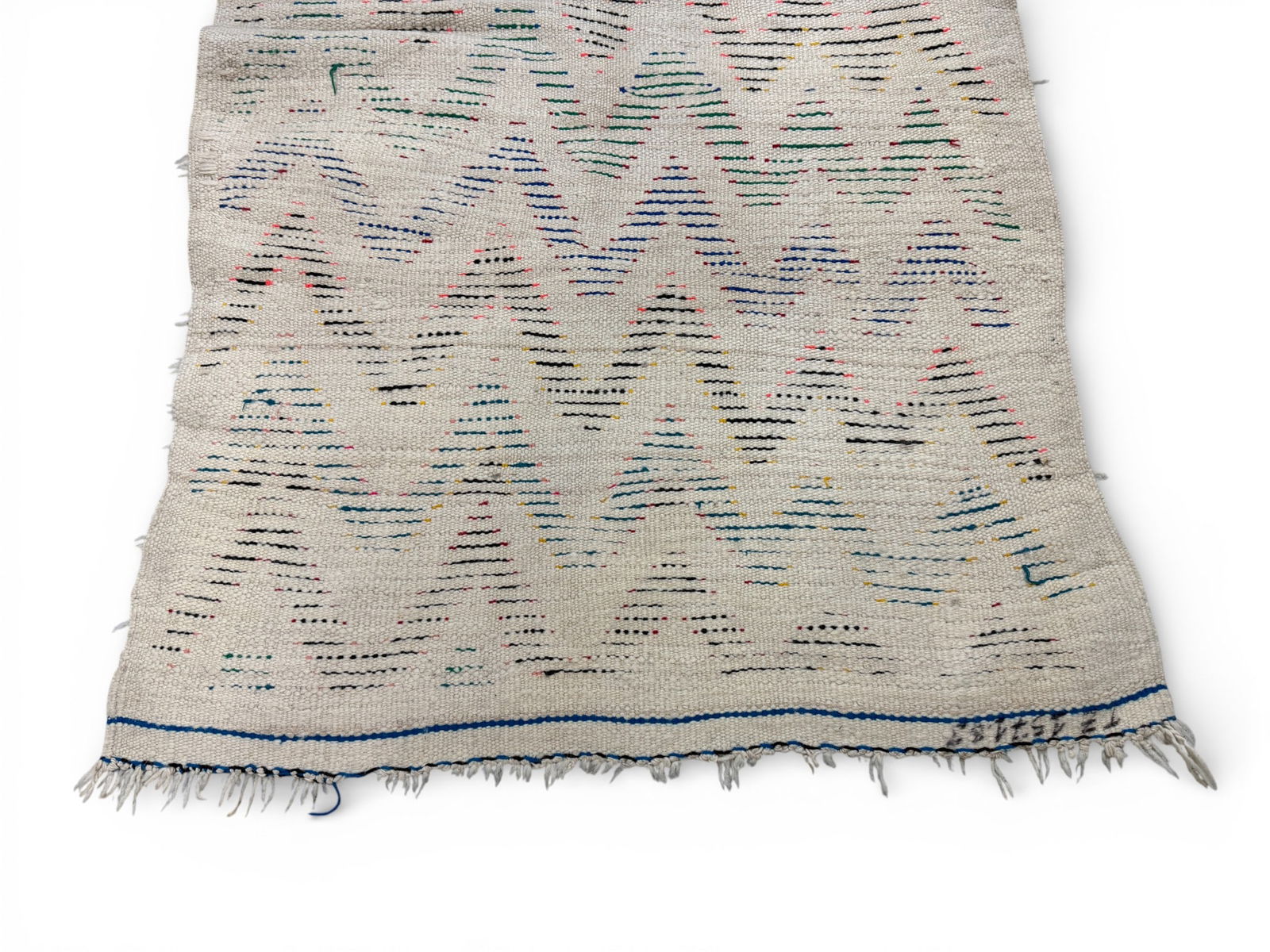 Hand-Knotted Chevron Runner - 12