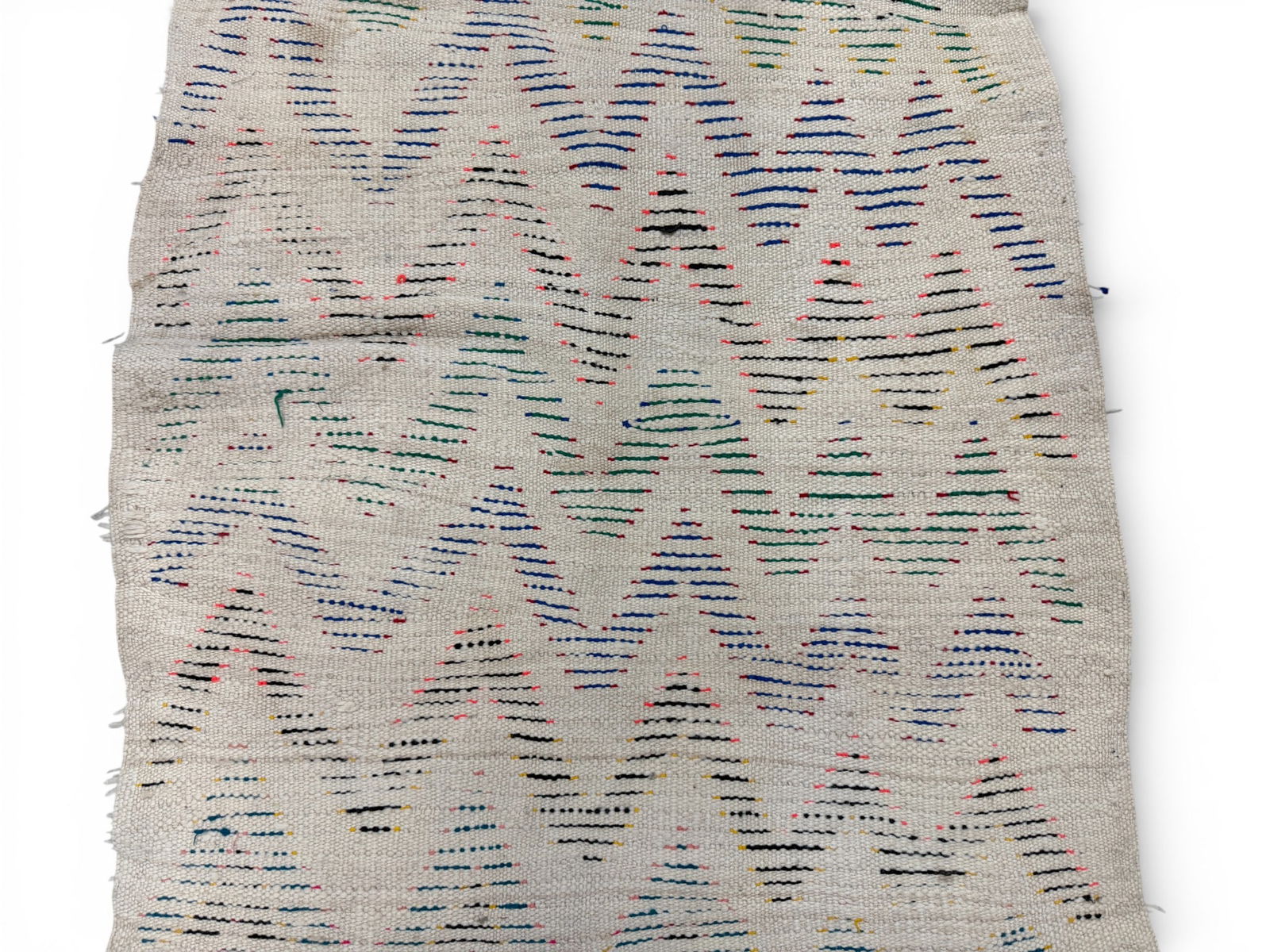 Hand-Knotted Chevron Runner - 14