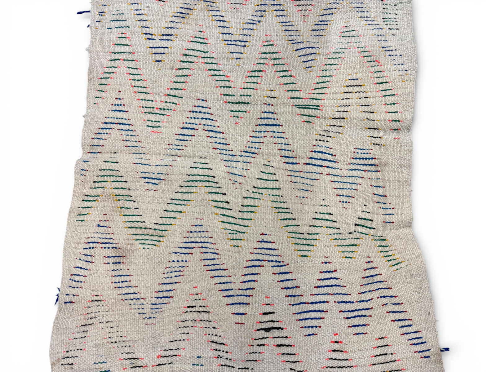 Hand-Knotted Chevron Runner - 15