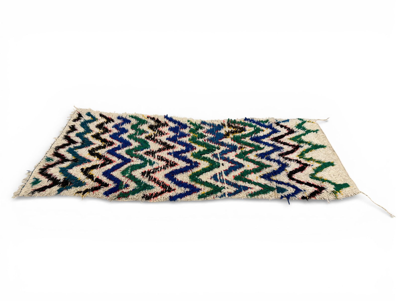Hand-Knotted Chevron Runner - 2