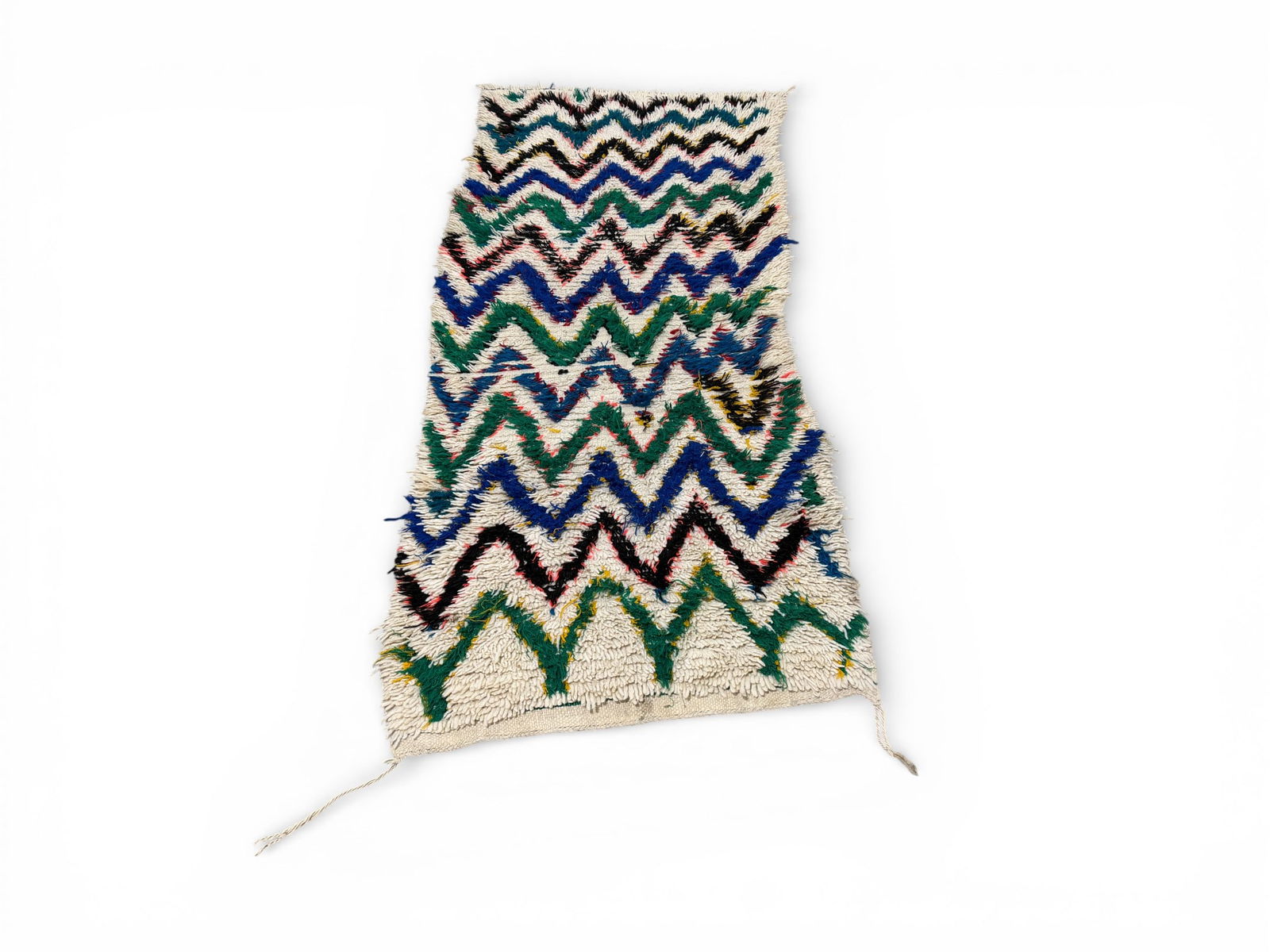 Hand-Knotted Chevron Runner - 3