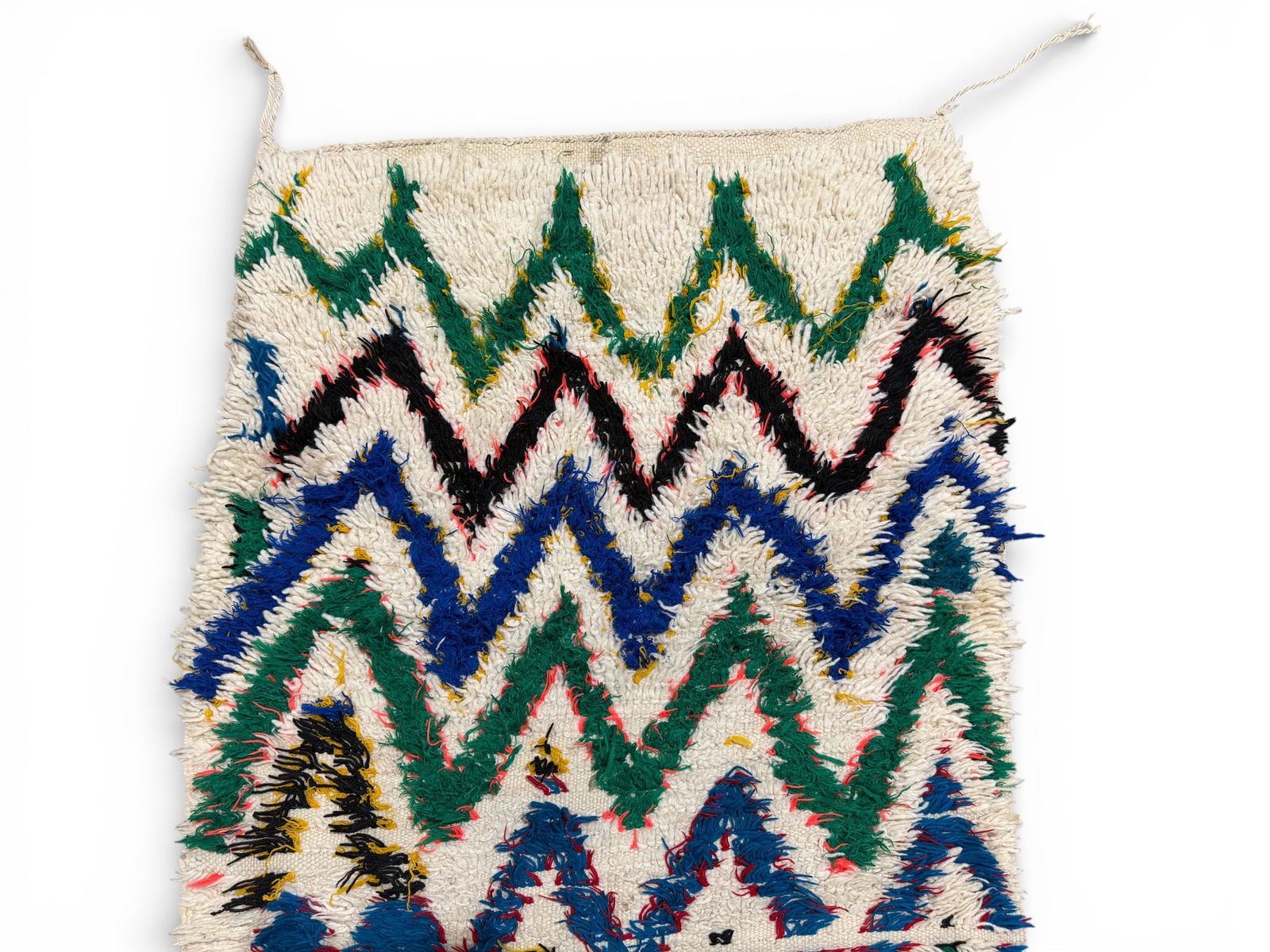 Hand-Knotted Chevron Runner - 8