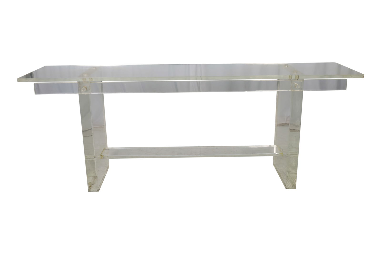Lucite Console Table (1 of 4)