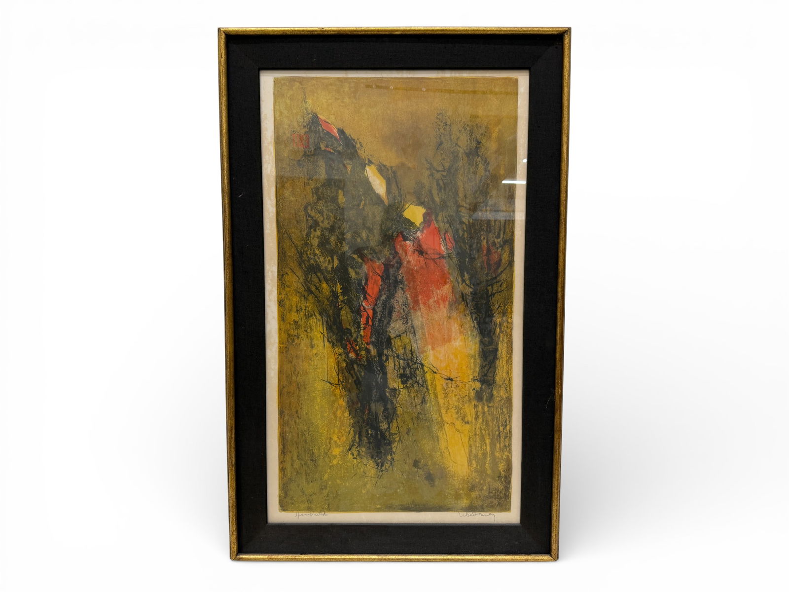 Hoi Lebadang Abstract Lithograph - Pencil Signed (1 of 8)