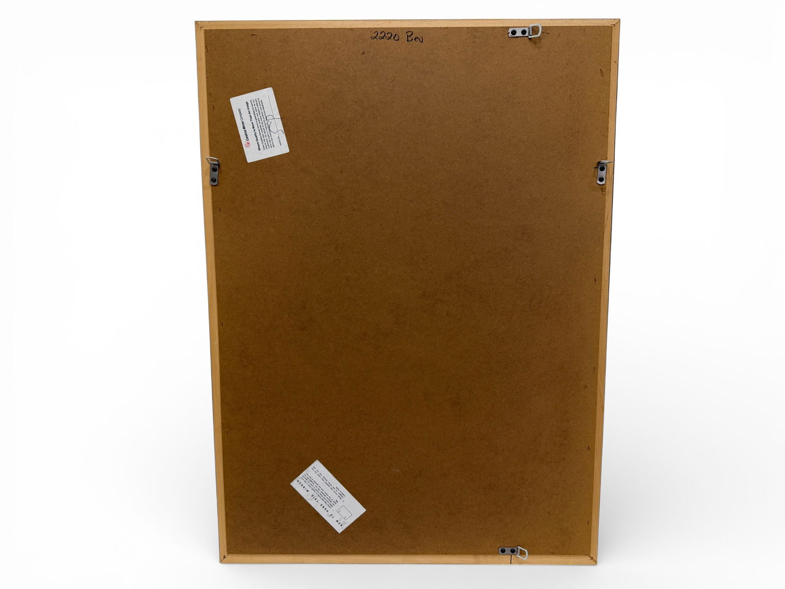 Brass Beveled Mirror - 8