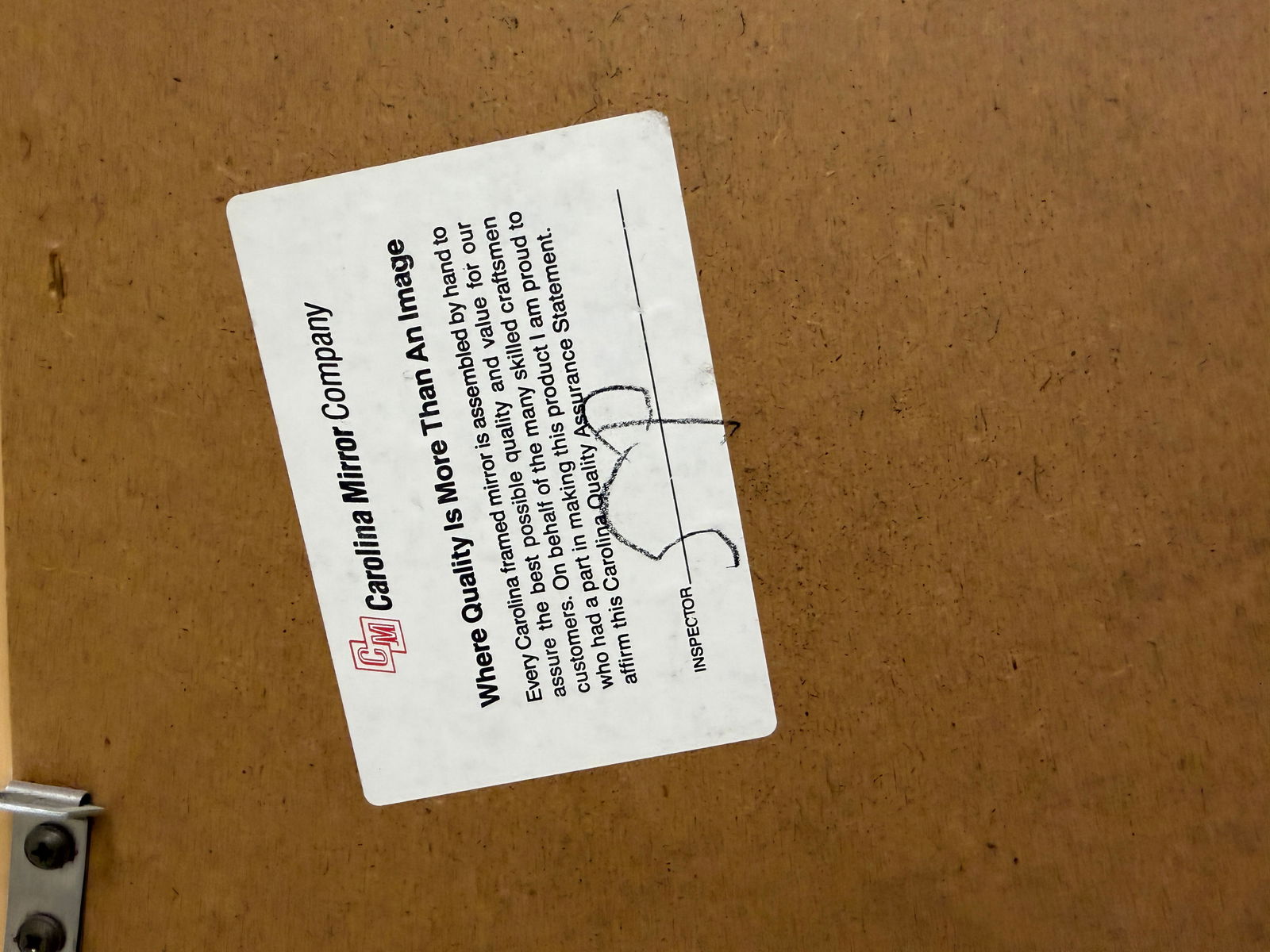 Brass Beveled Mirror - 9