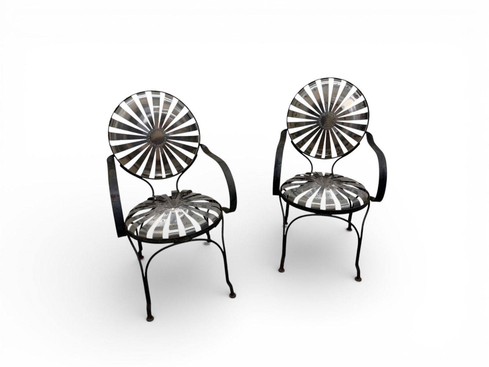 "Sunburst" Chairs by Francois Carre (1 of 14)