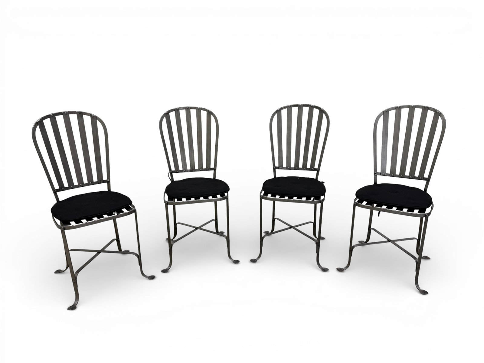 Set of 4 Steel Chairs (1 of 10)