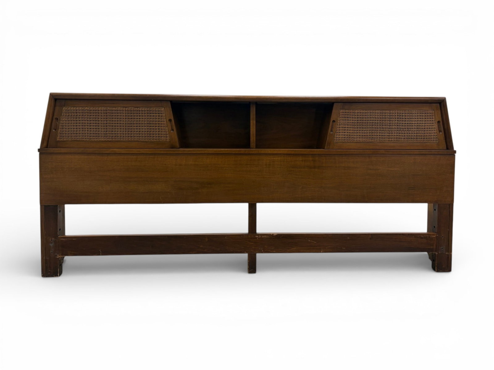 Merton Gershun Walnut & Cane King-Size Headboard (1 of 14)