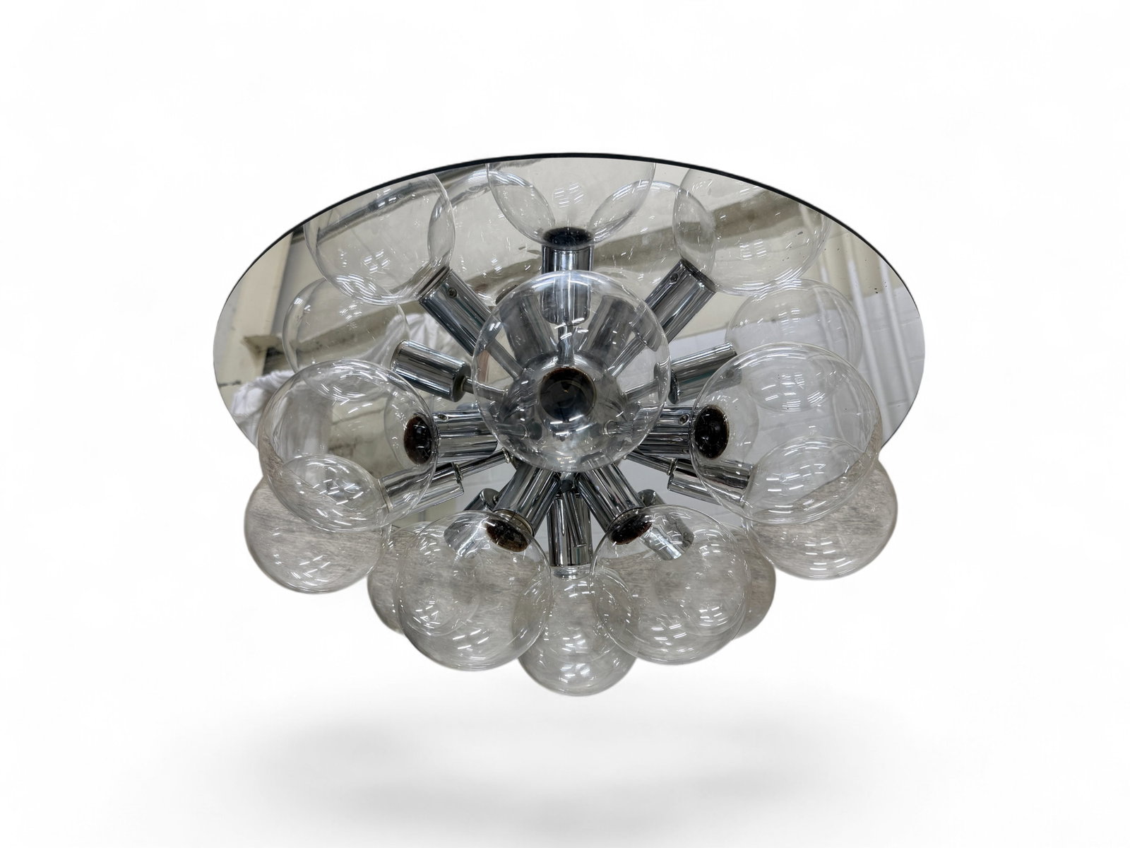 Sputnik Style Flush Mount Chandelier (1 of 12)