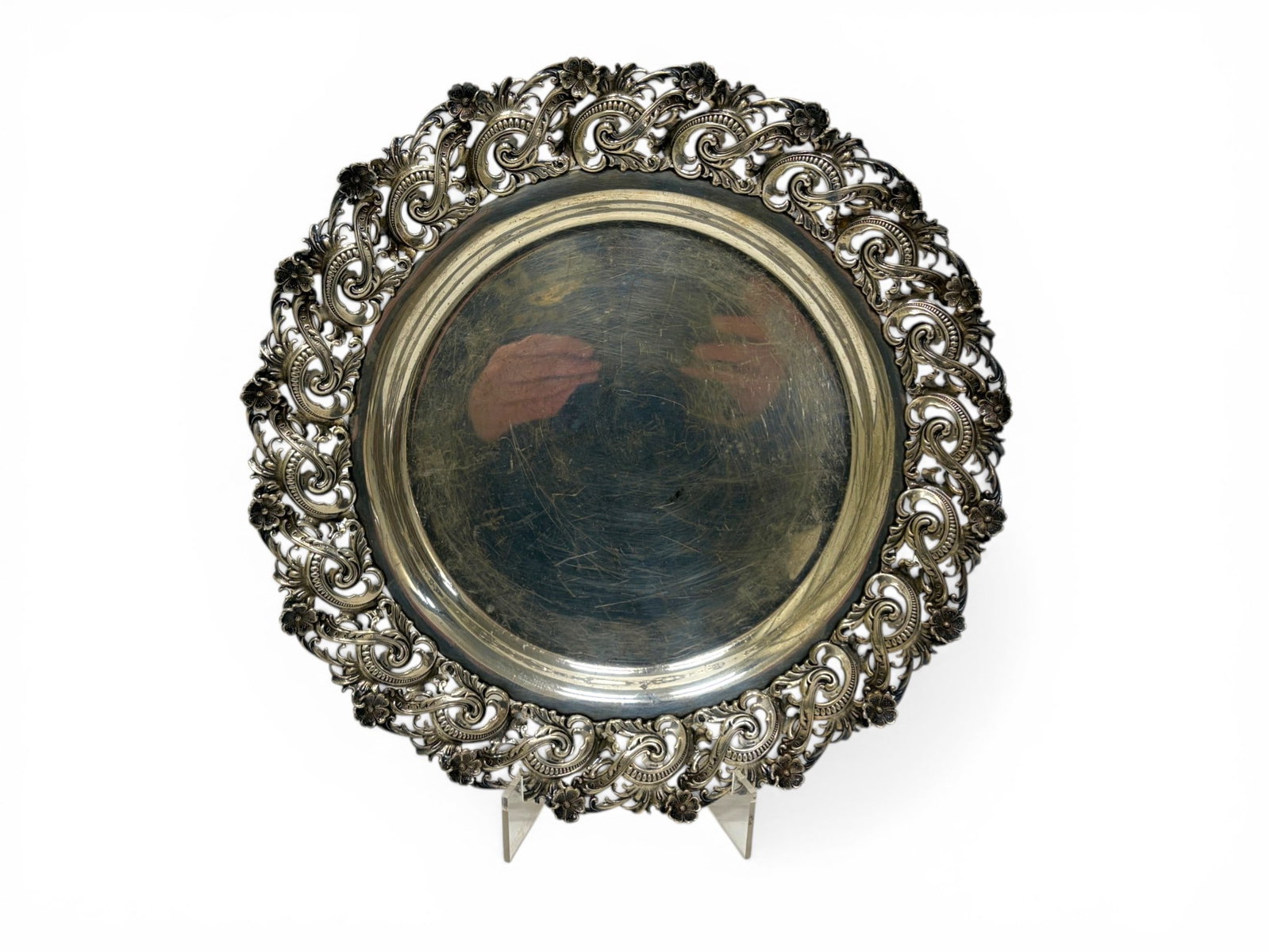 Redlich Openwork Sterling Silver Plate (1 of 8)