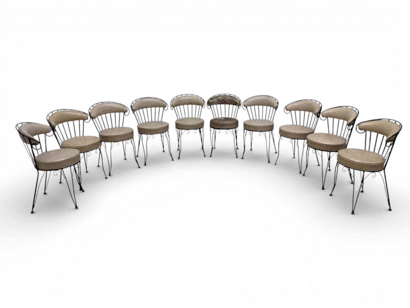 1960's Vinyl & Iron Chairs | 10 (1 of 15)