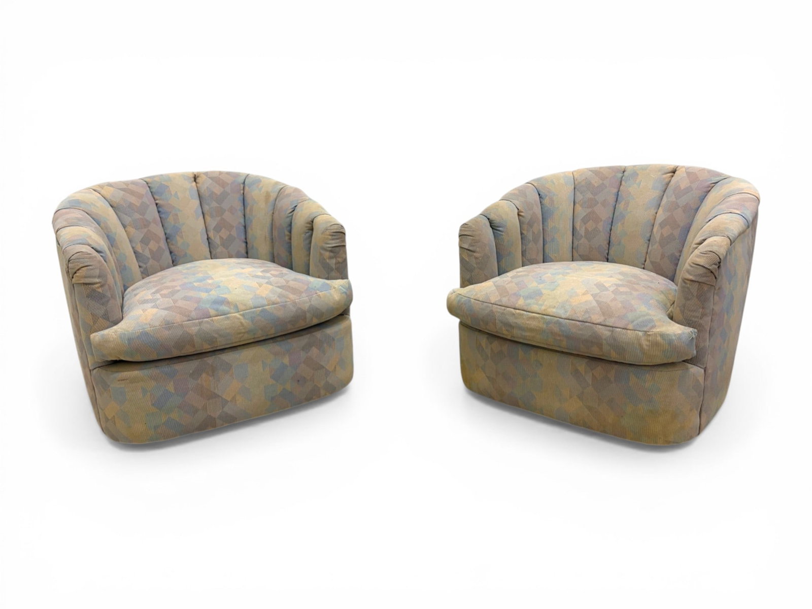 Milo Baughman Swivel Chairs - Pair (1 of 14)