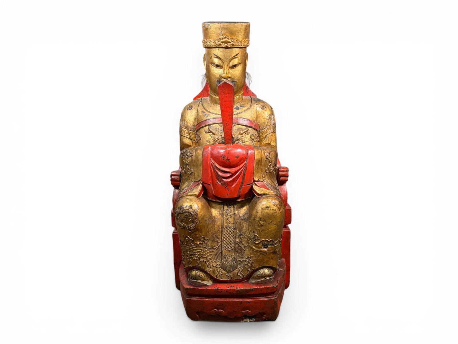 Chinese Carved Wood Figure (1 of 17)