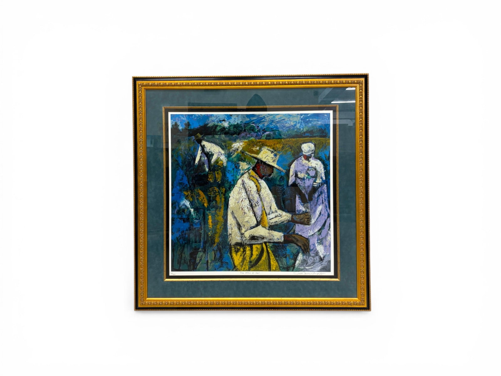 Jerry & Terry Lynn Serigraph From Whence We Came: Jerry Lynn (American, 1975) and Terry Lynn (American, 1975). Serigraph, From Whence We Came. Signed, titled and numbered 18/325 in pencil in the lower margin and with COA on verso. Dimensions: H:43.37