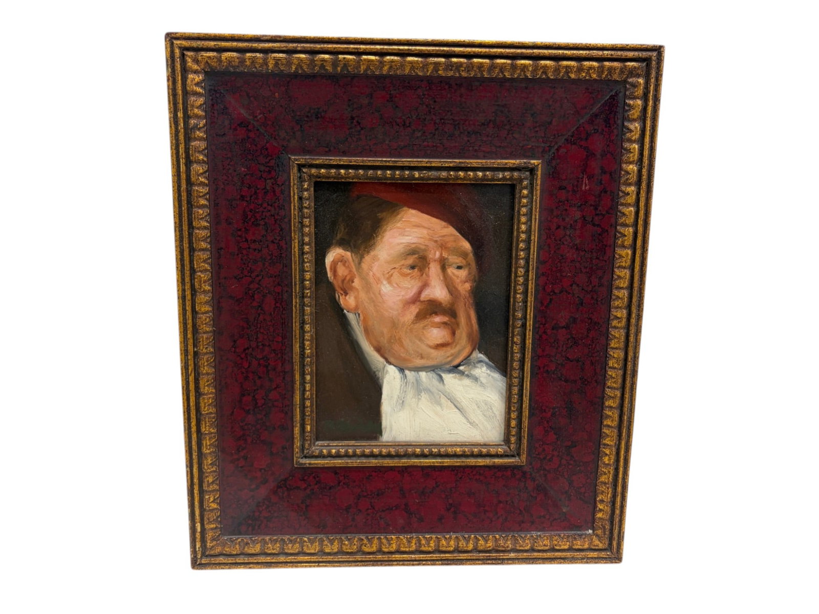 Joseph Dawley Oil on Board Portrait: Joseph William Dawley (American, 1936-2008). Oil on board, portrait of a man. Signed lower left. Dimensions: H:12.625" W:11" D:1", sight size 6.5" x 4.75".