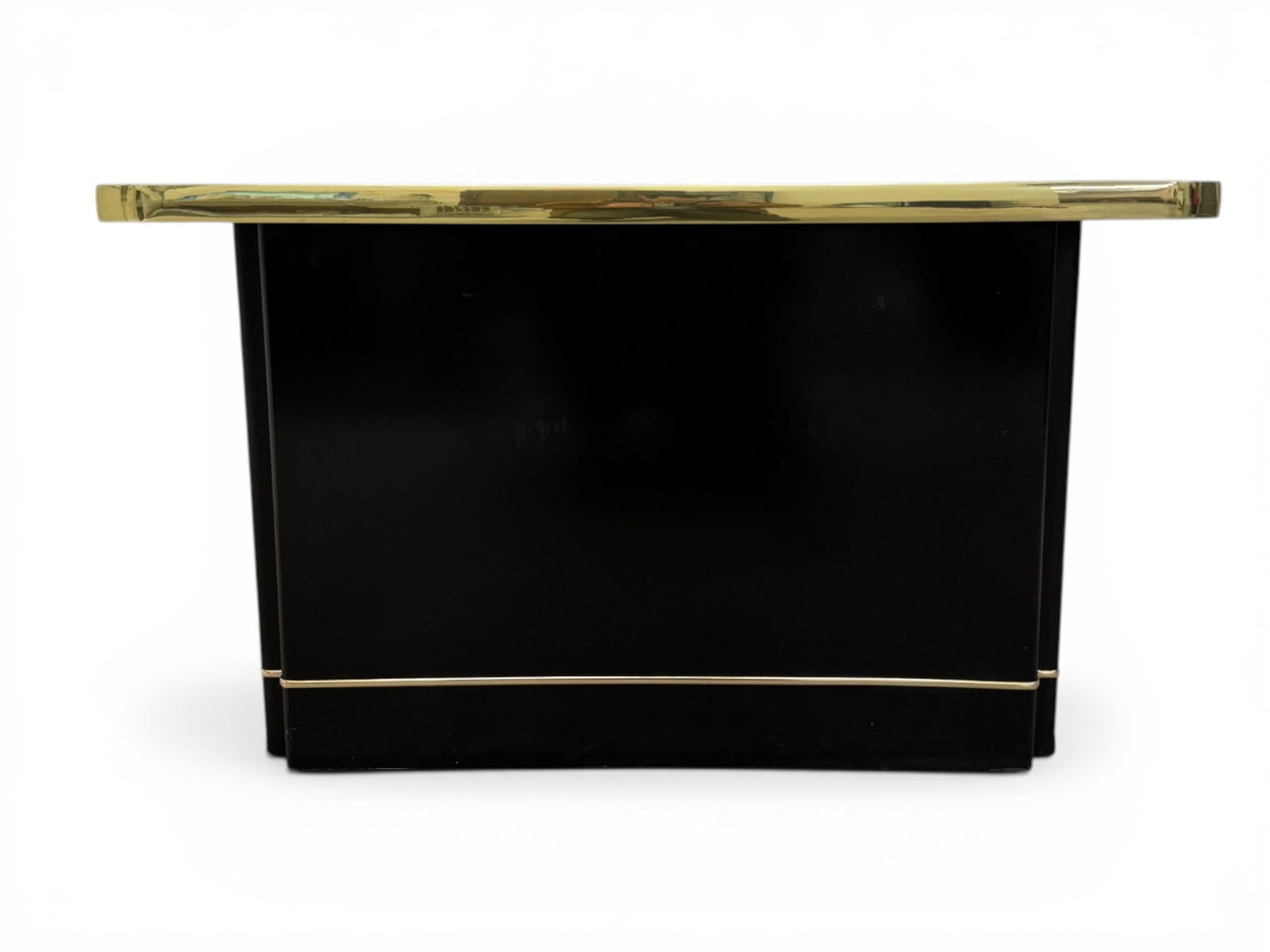Black, Gold & Glass Console Table (1 of 12)