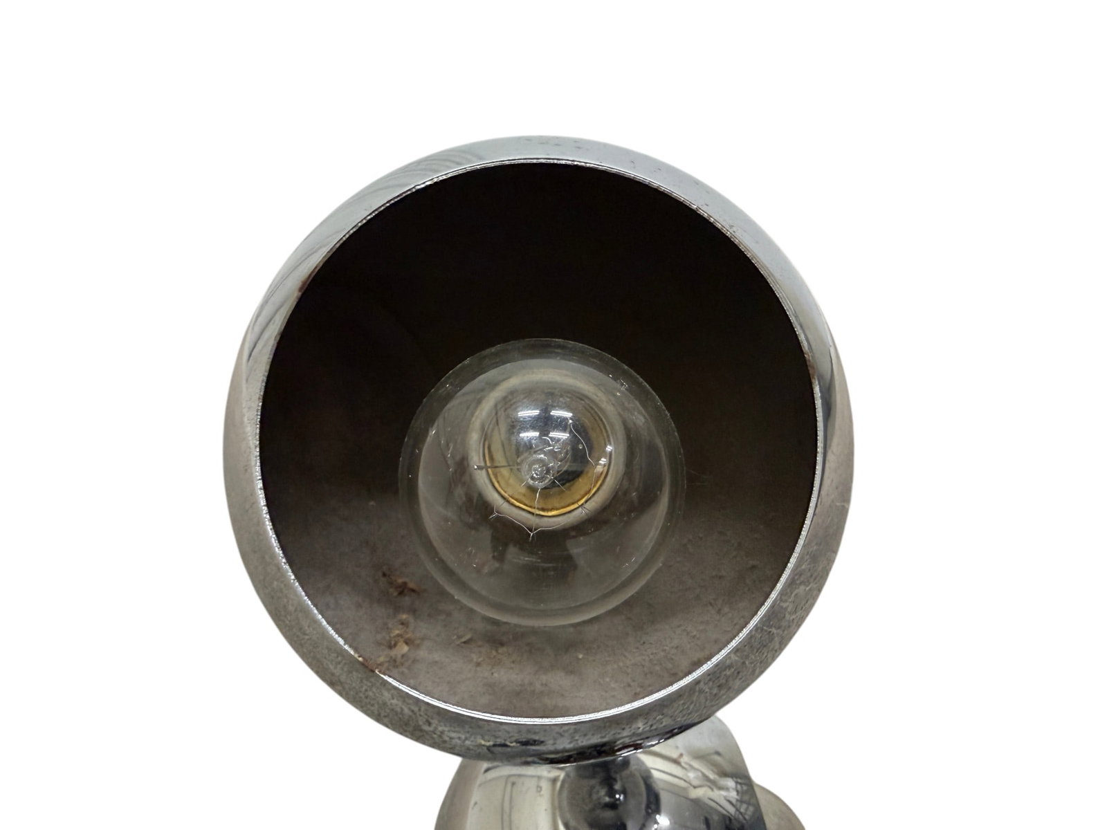 Atomic 3-Light Chrome Table Lamp - 8