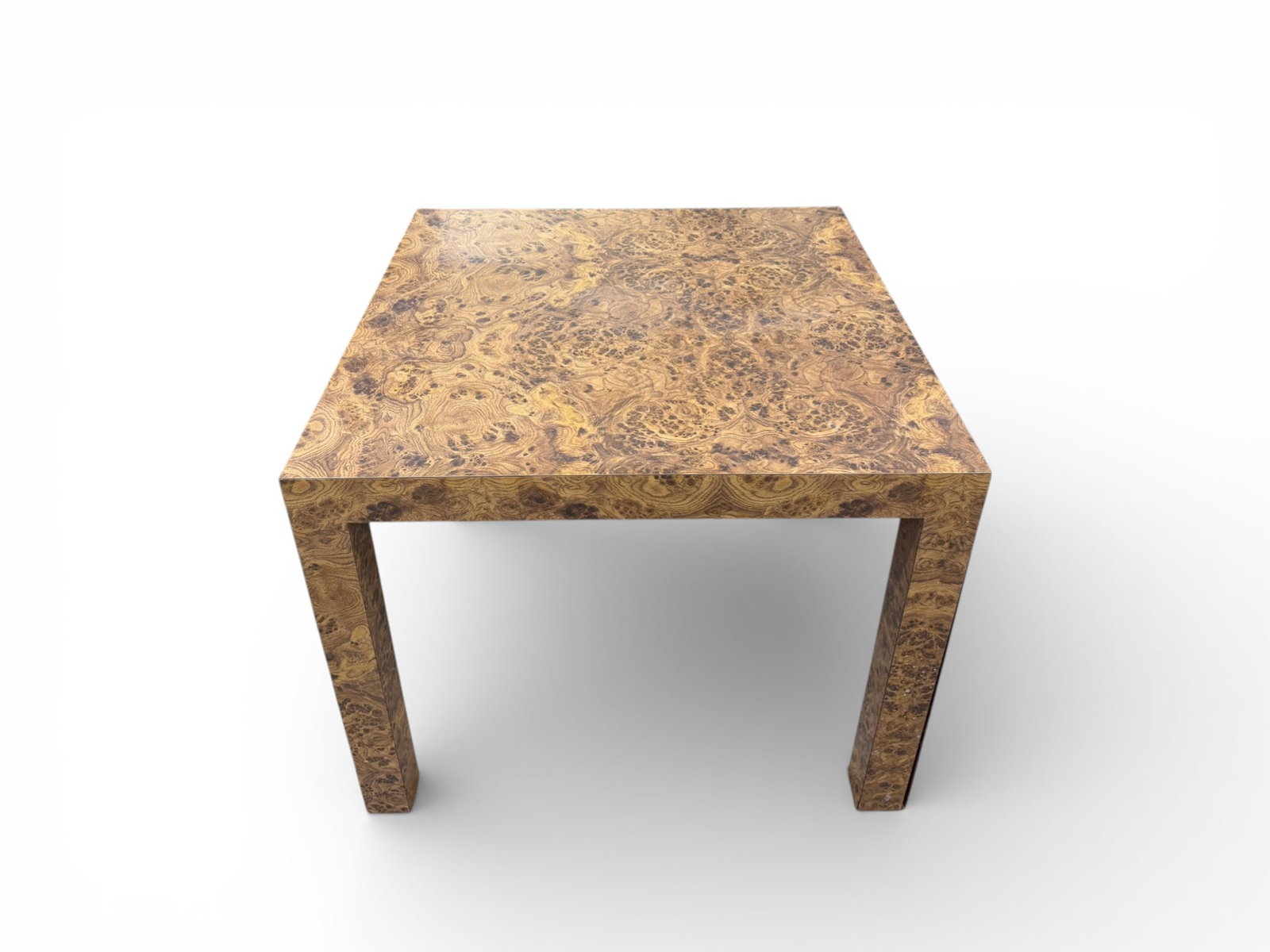 Laminate Burl Square Table - 5
