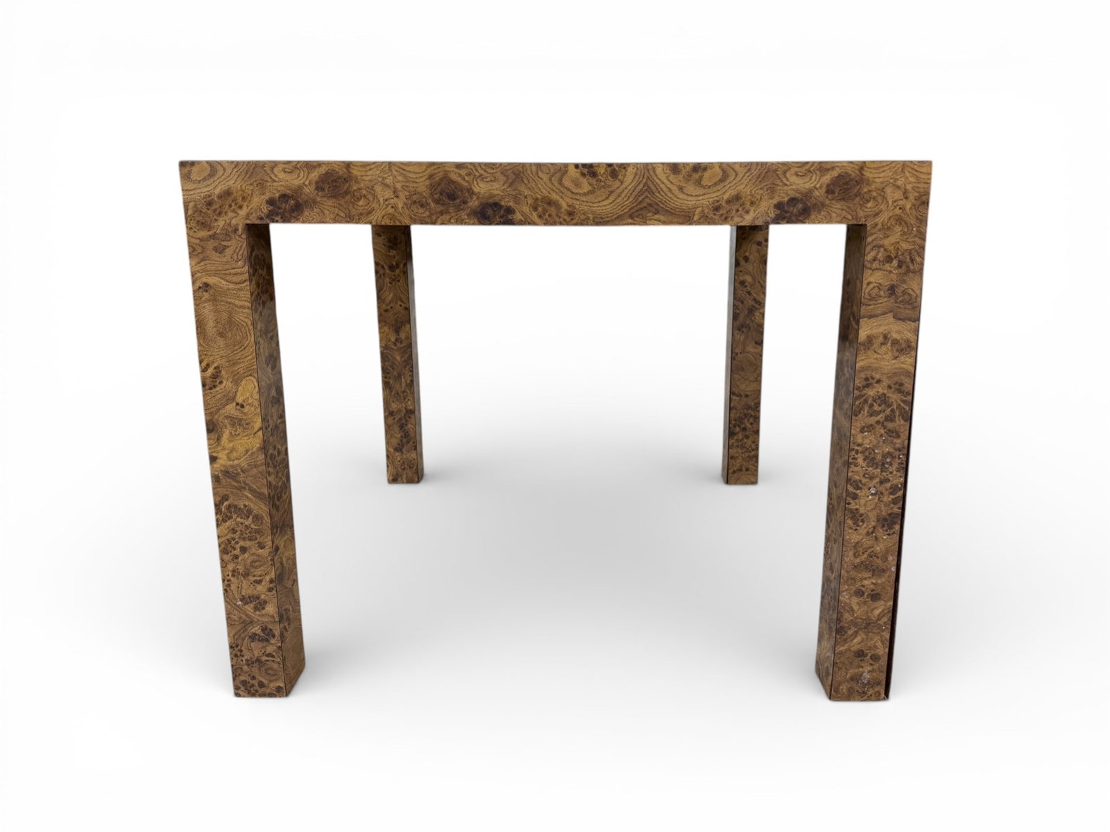 Laminate Burl Square Table - 6