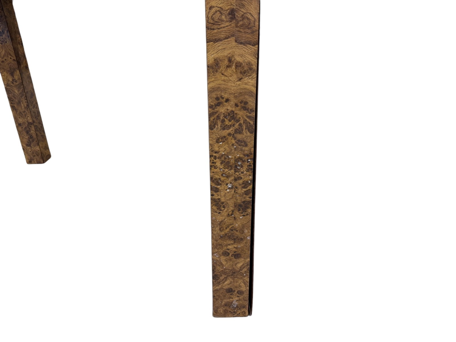 Laminate Burl Square Table - 7