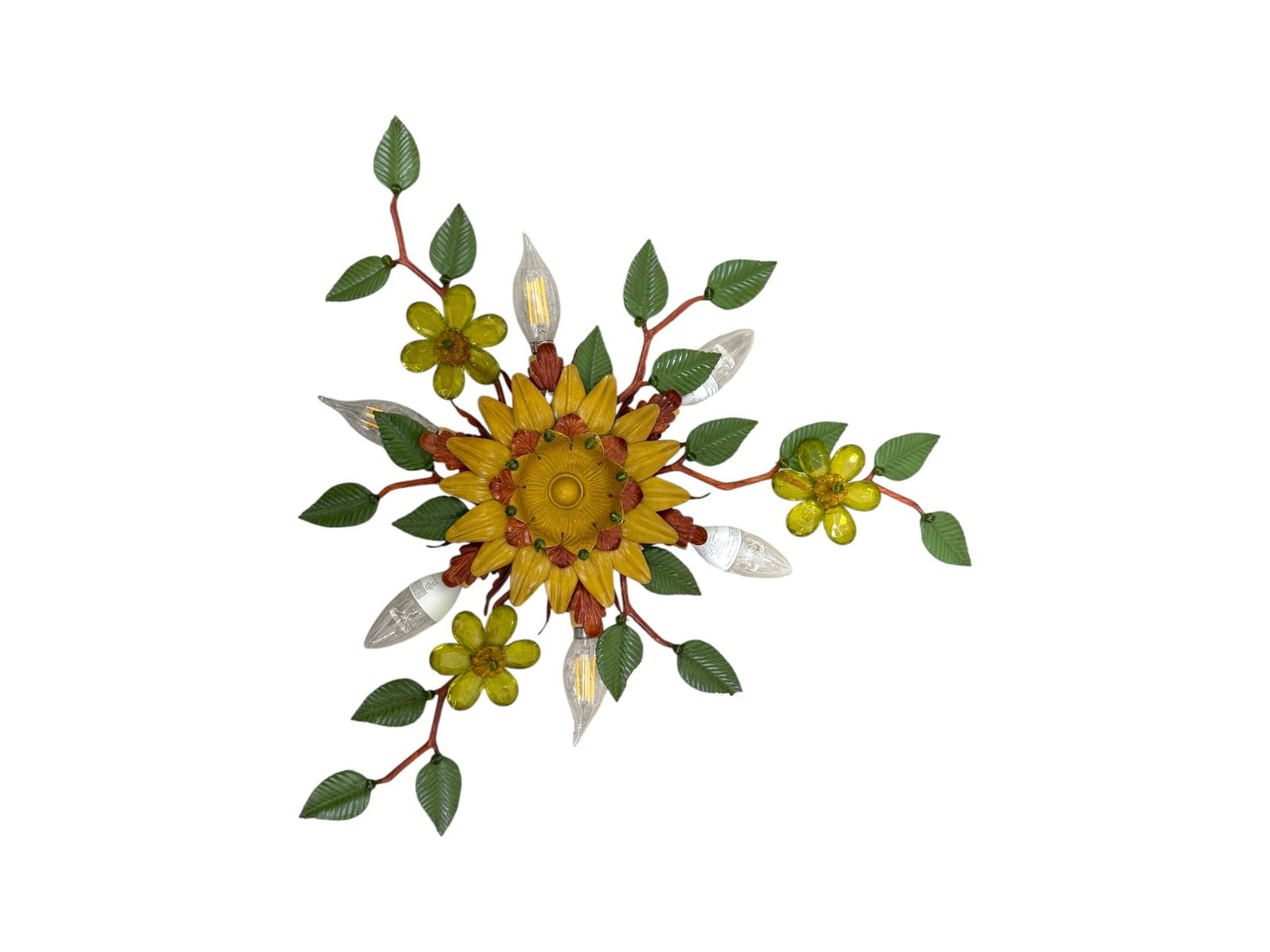 Florentine-Style Flush Mount Chandelier (1 of 7)