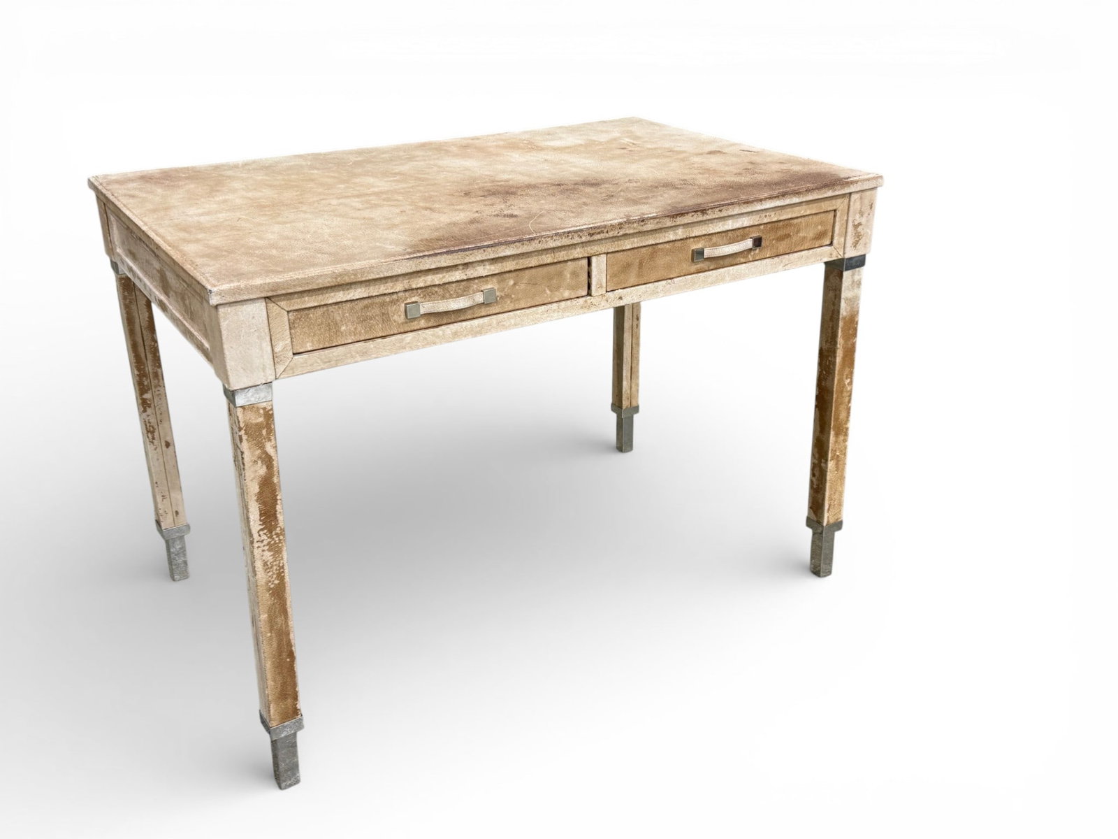 Hog Skin 2 Drawer Desk (1 of 16)