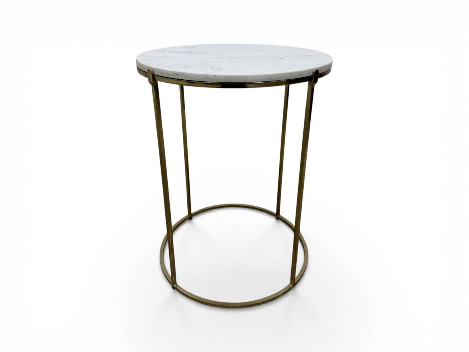 Marble & Brass Side Table (1 of 9)
