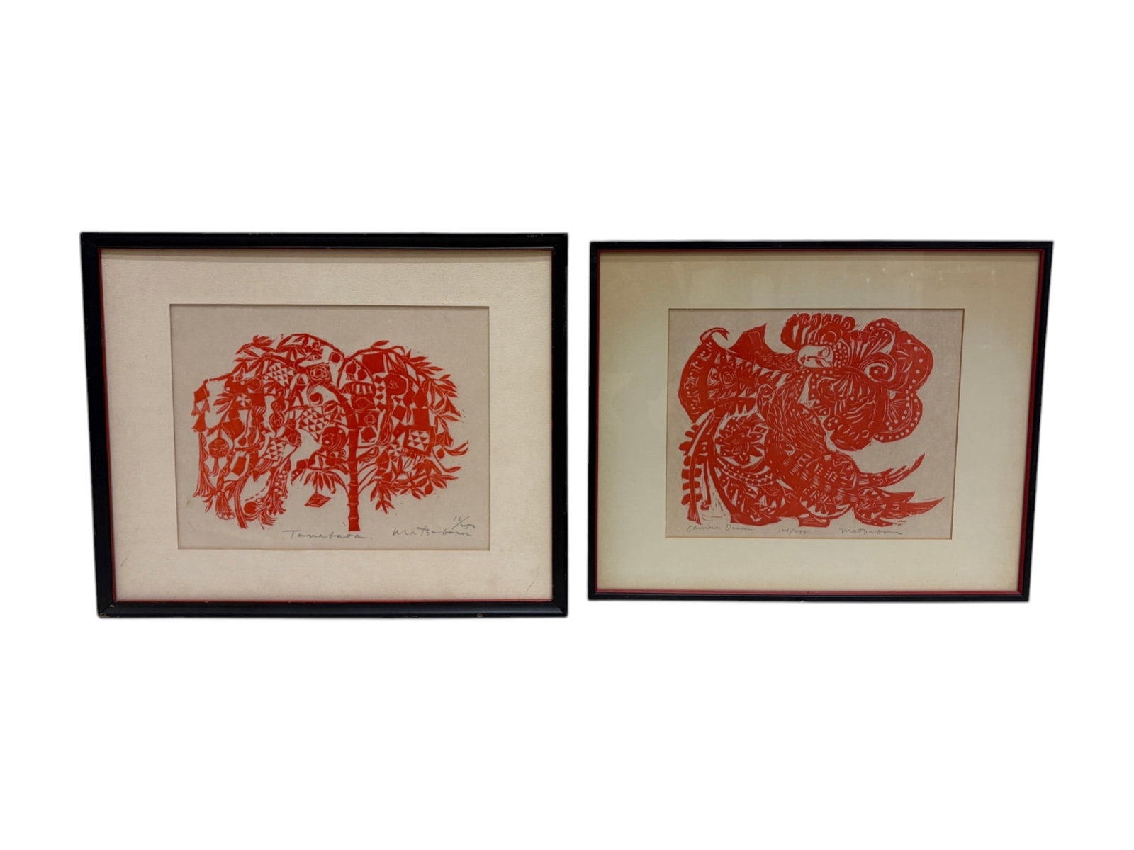 Naoko Matsubara 2 Woodcuts (1 of 12)