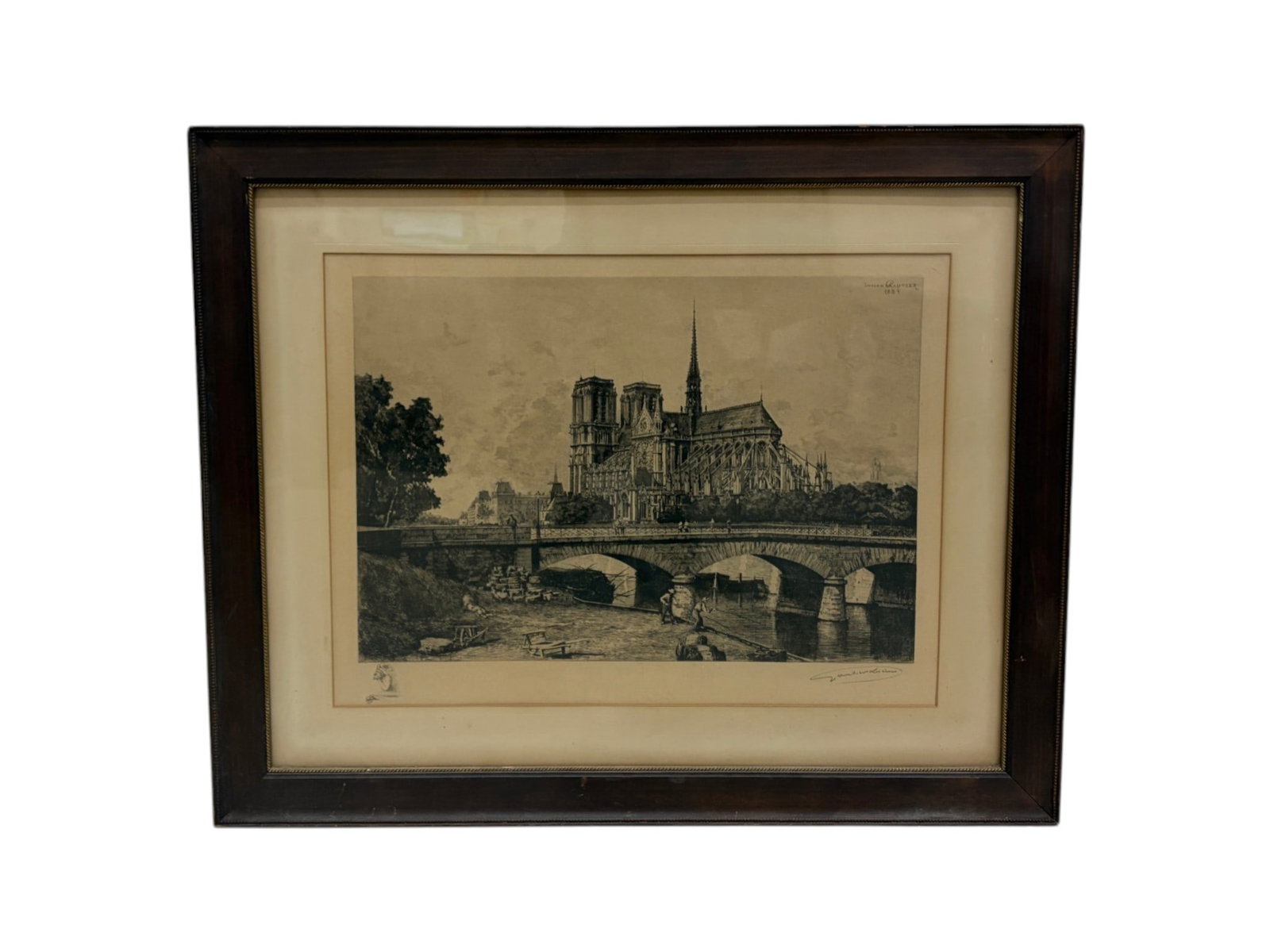 Lucien Gautier Etching Notre Dame (1 of 9)